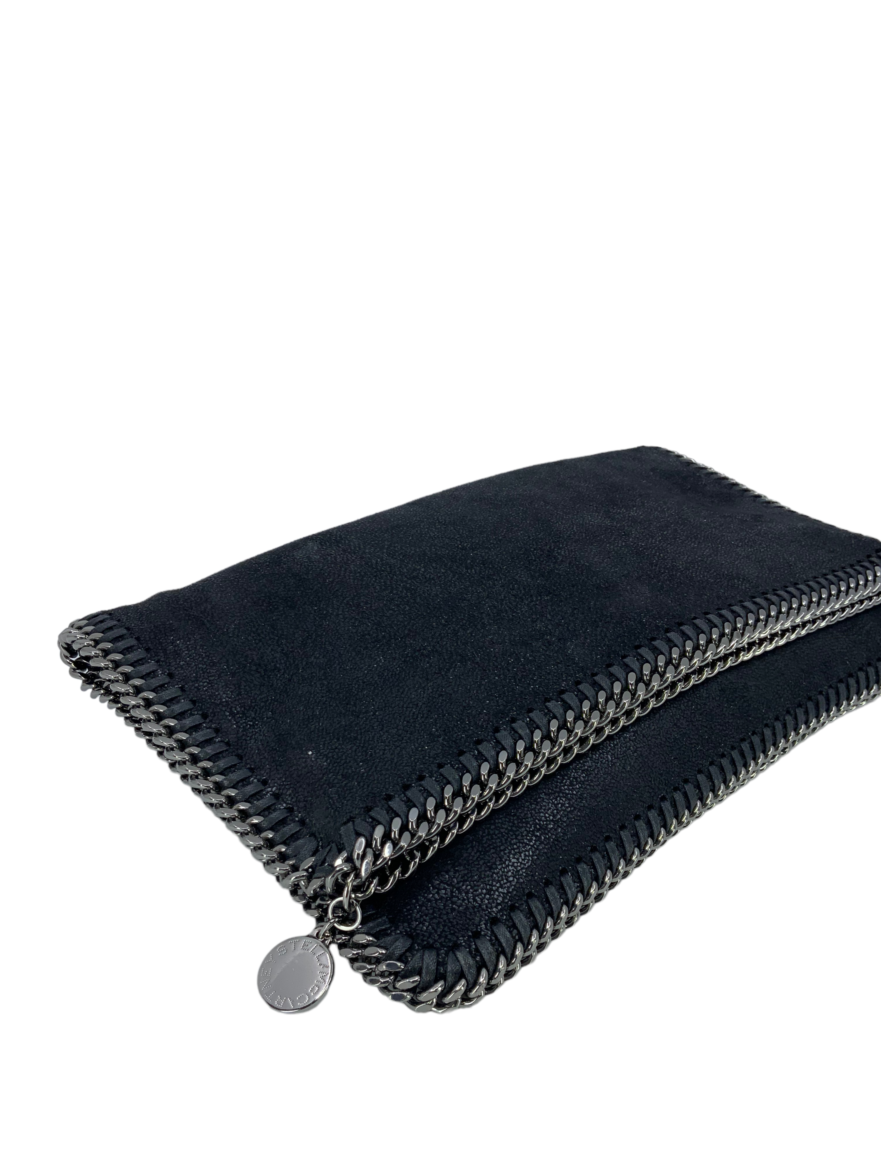 Stella McCartney Falabella Flap Clutch Bag - Vegan Leather Crossbody Purse for Women | Perfect for Evening Parties, Date Nights & Special Occasions