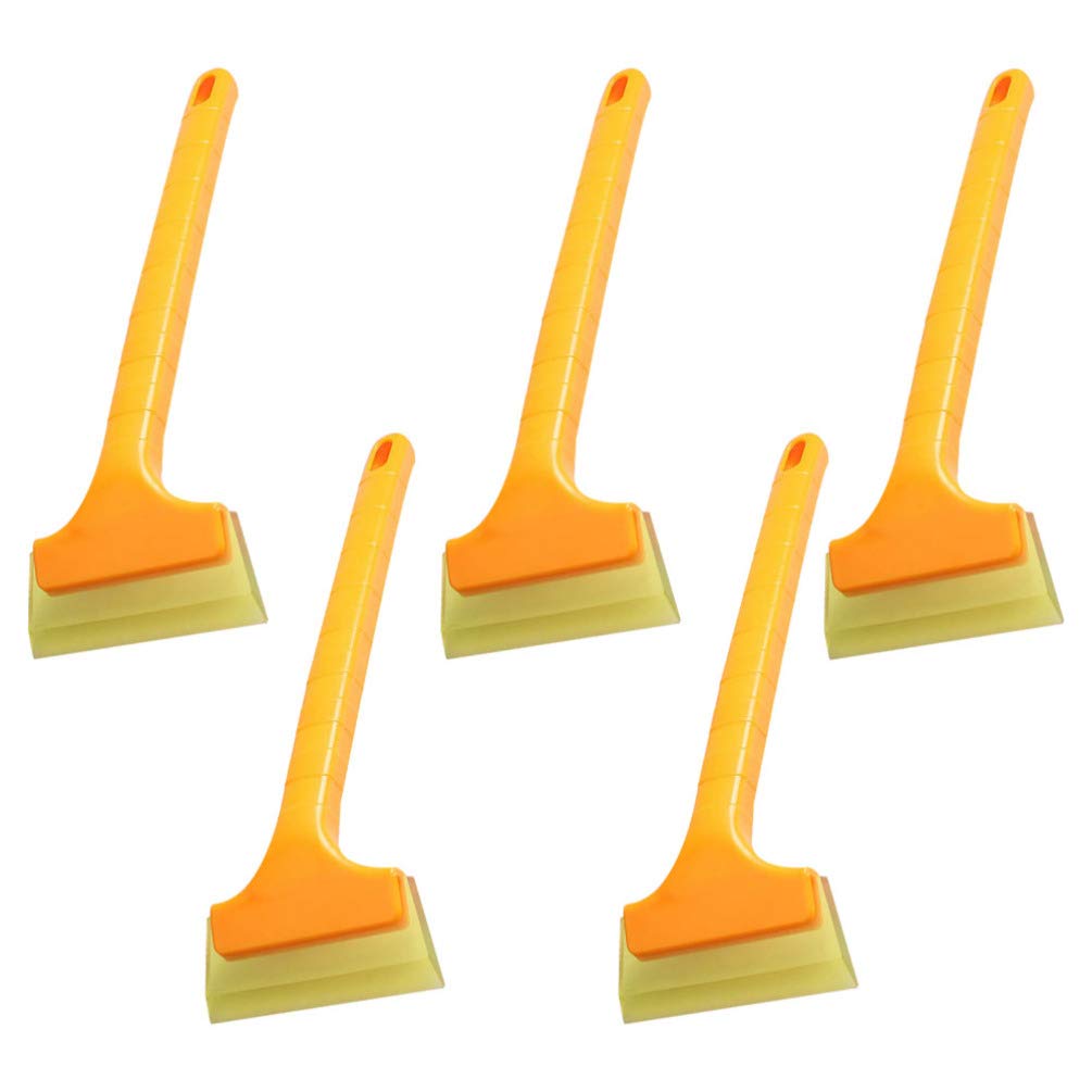 TEHAUX 5Pcs Car Snow Shovel & Ice Scraper - Winter Car Cleaning Tool for Outdoor, Lawn & Garden