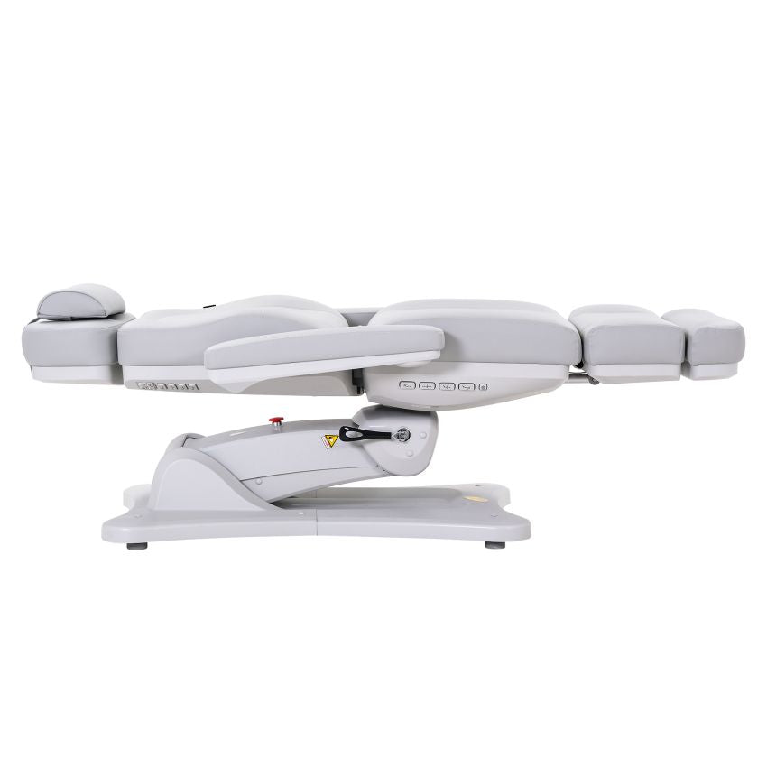 SilverFox 2246BN Electric 4-Motor Beauty Bed with Hand Remote & Position Memory - Professional Esthetician Massage Table for Spa, Salon, and Skin Care Treatments