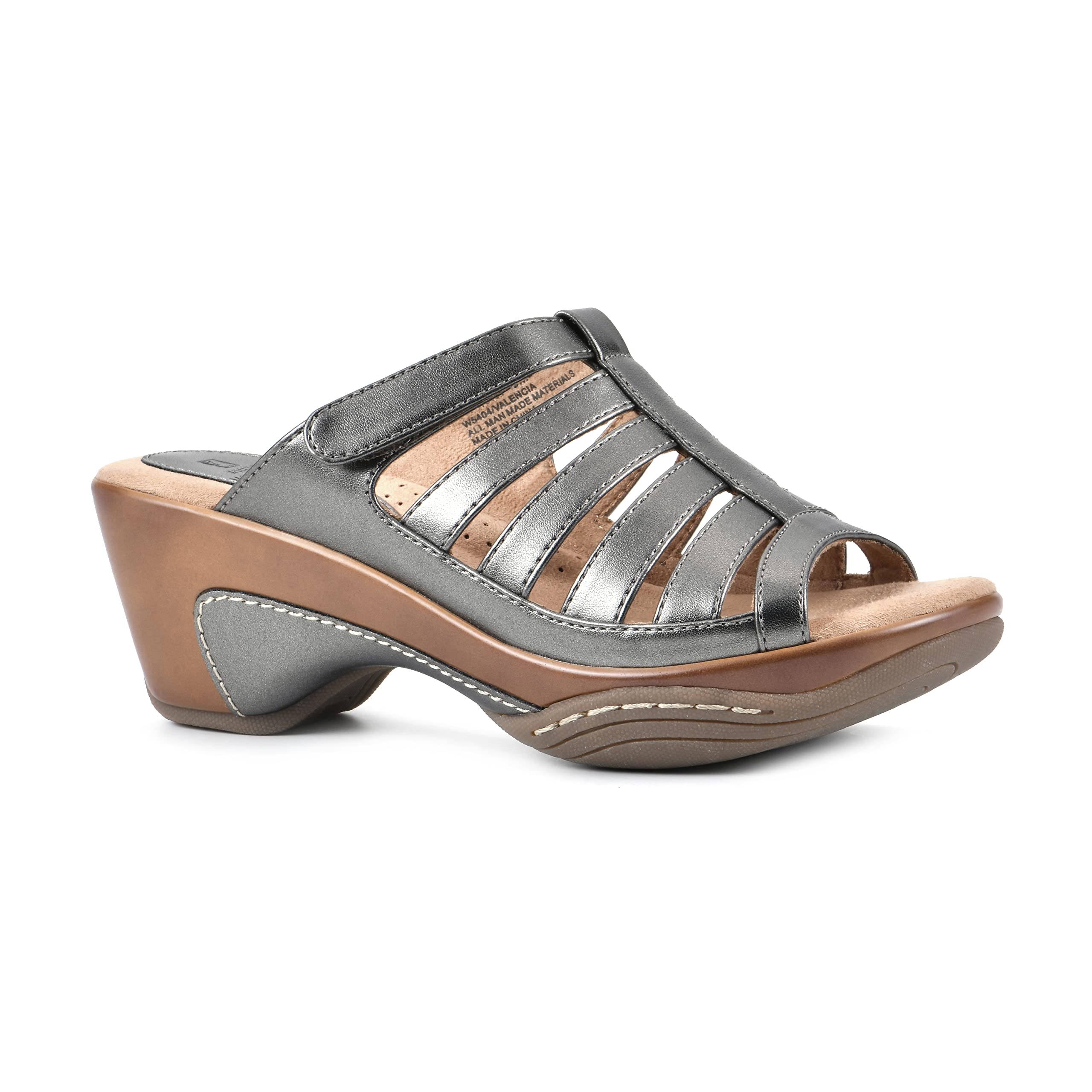 Women's Valencia Strappy Clog Sandal - Comfortable for Walking & Outings