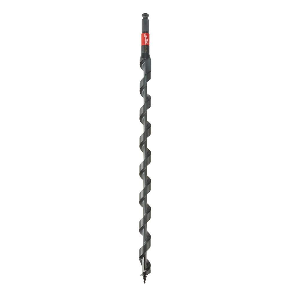 Milwaukee 13/16in Carbon Steel Auger Drill Bit (48-13-6907) - Perfect for Woodworking, Construction & DIY Projects