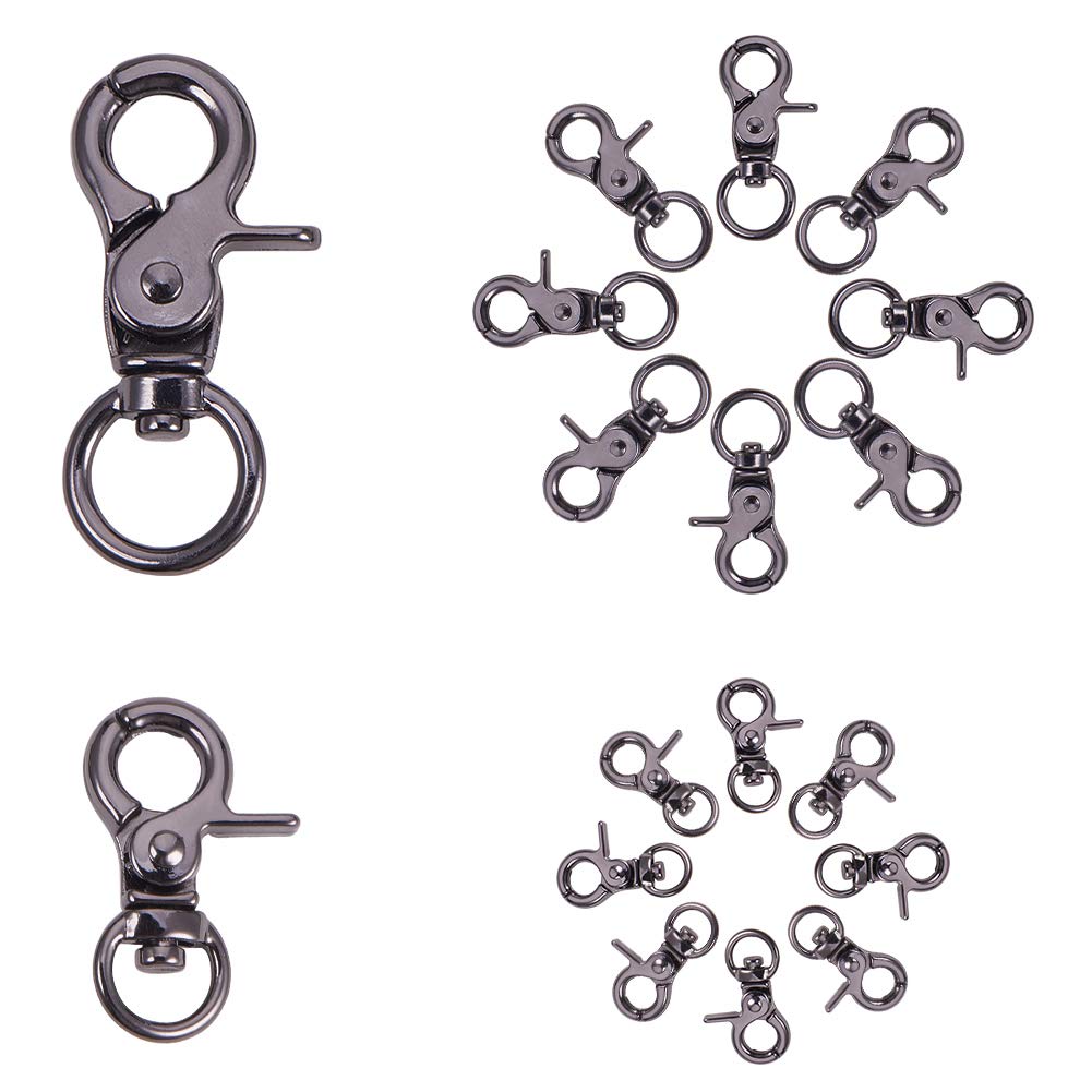 PandaHall 16Pcs Metal Lobster Claw Clasps 1.2