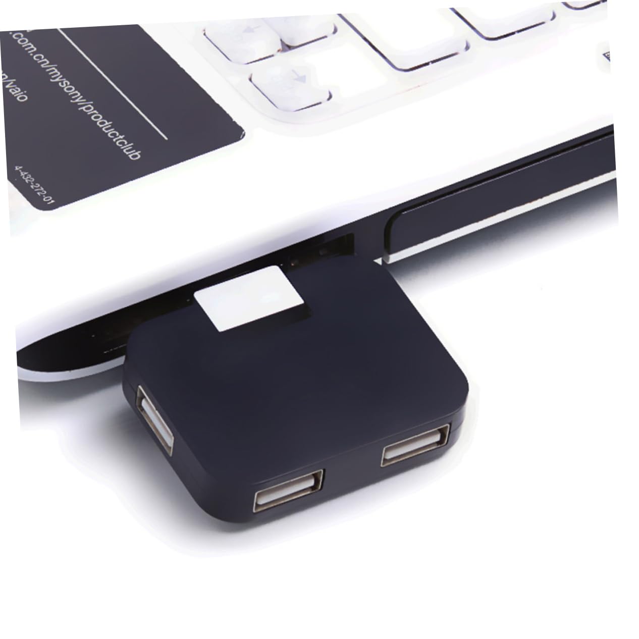 OSALADI 4-Port USB Hub Adapter - High Speed USB Splitter for Laptop, PC, MacBook - Portable Multi USB Port Expander for Charging, Data Transfer, Keyboard, Mouse & External Devices