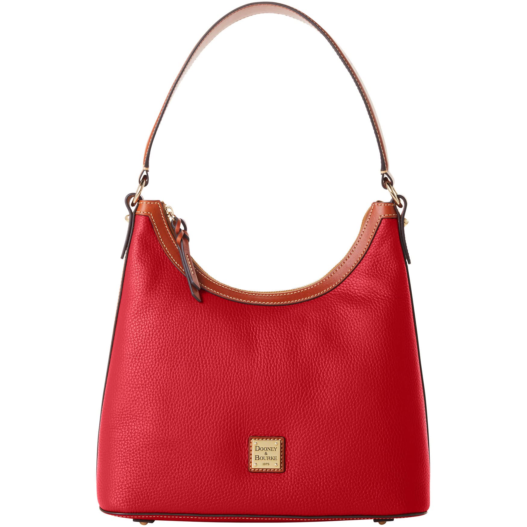 Dooney & Bourke Women's Pebble Grain Leather Hobo Shoulder Bag - Stylish Crossbody Purse for Work, Travel & Everyday Use