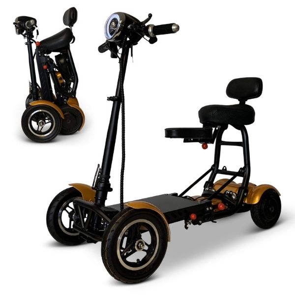 ComfyGo MS 3000 Foldable Mobility Scooter for Adults - Lightweight Electric Wheelchair with Long Battery Life - Perfect for Travel, Shopping & Outdoor Activities