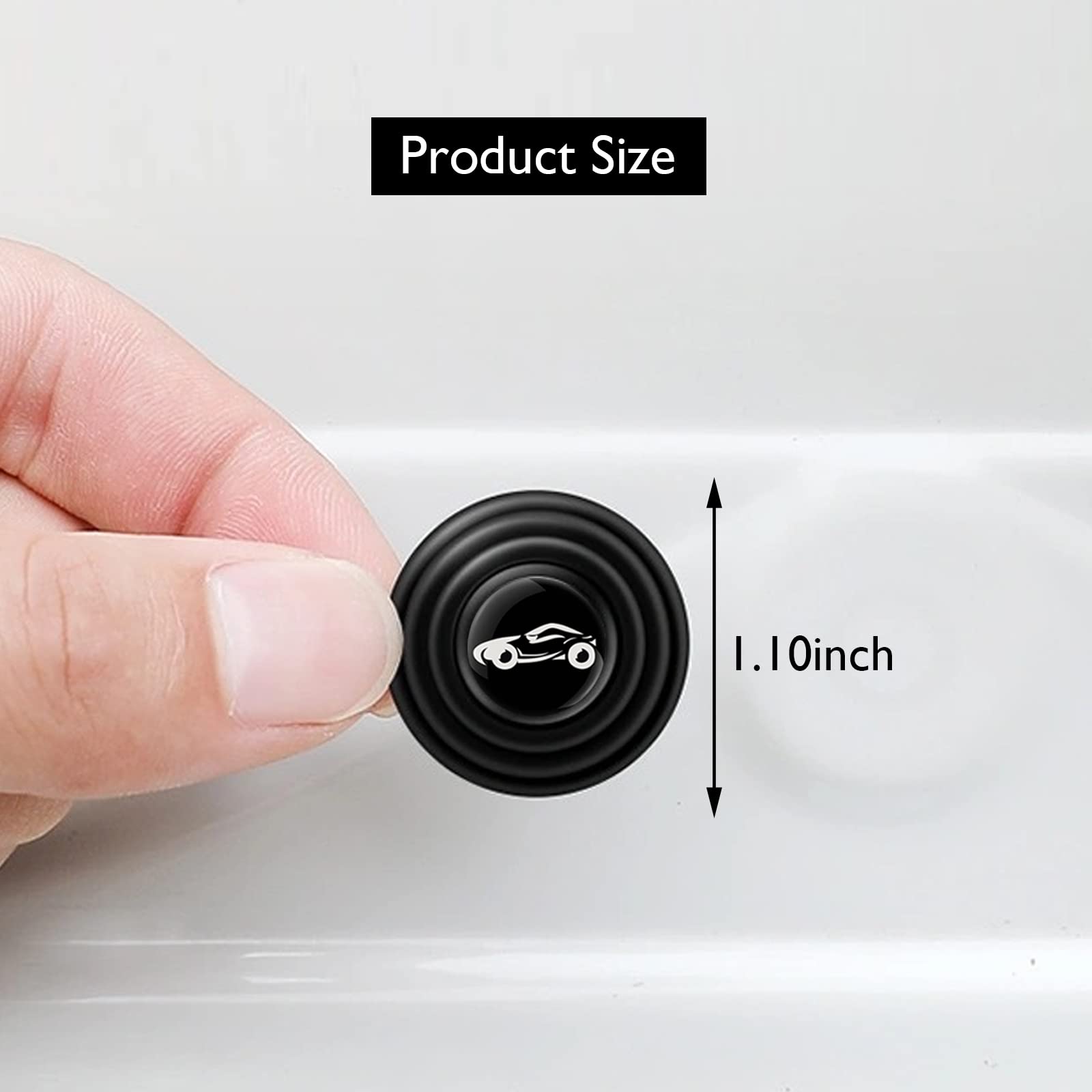 40 PCS Universal Car Door Shock Absorber Stickers - PVC Door Edge Protectors for Vehicle Side Impact Protection | Prevent Scratches & Dents in Parking Lots, Garages & Tight Spaces
