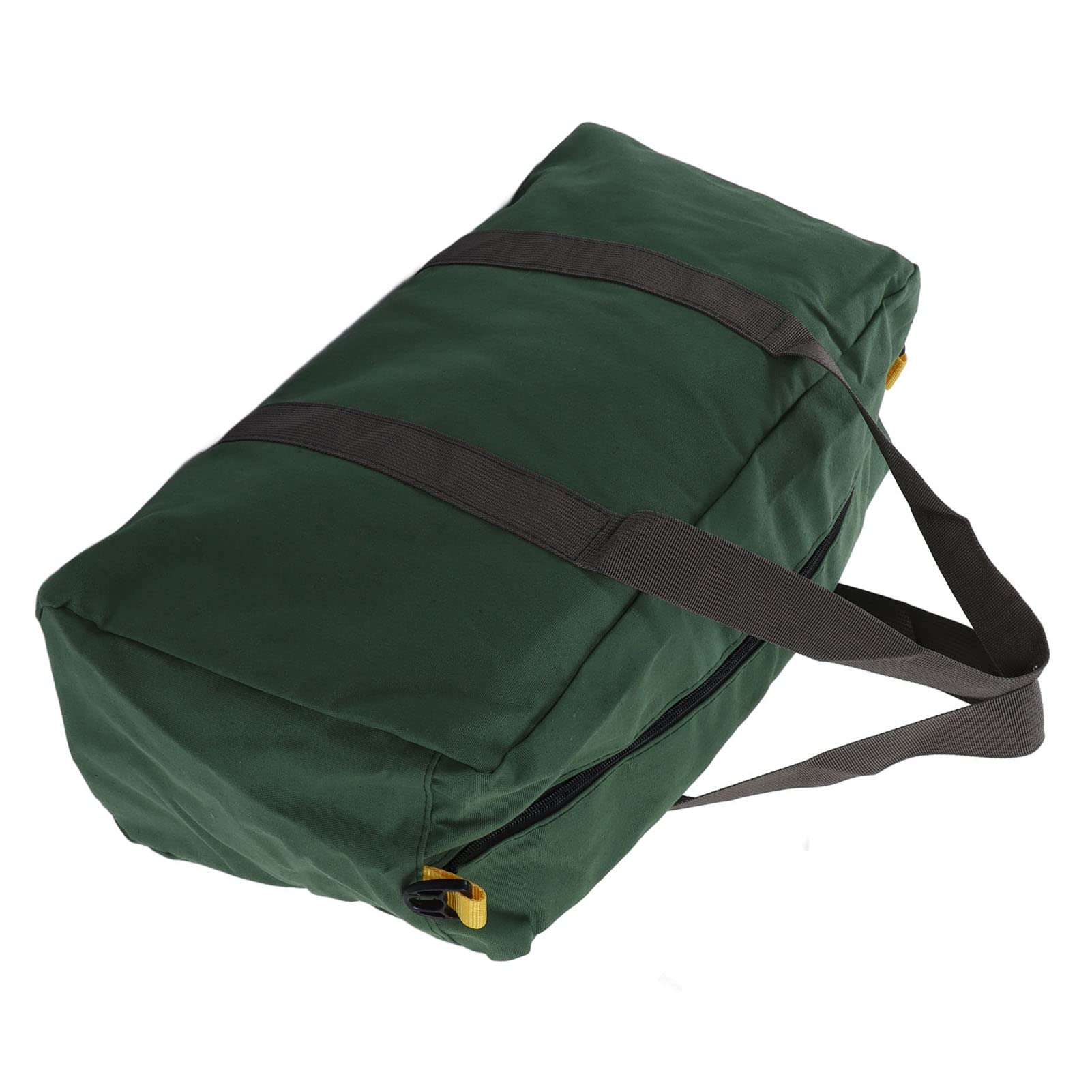 Heavy Duty 18 Inch Canvas Tool Bag - Large Capacity Wide Mouth Portable Hand Tool Organizer for Electricians, Mechanics & DIY - Perfect for Wrenches, Screwdrivers & Power Tools Storage