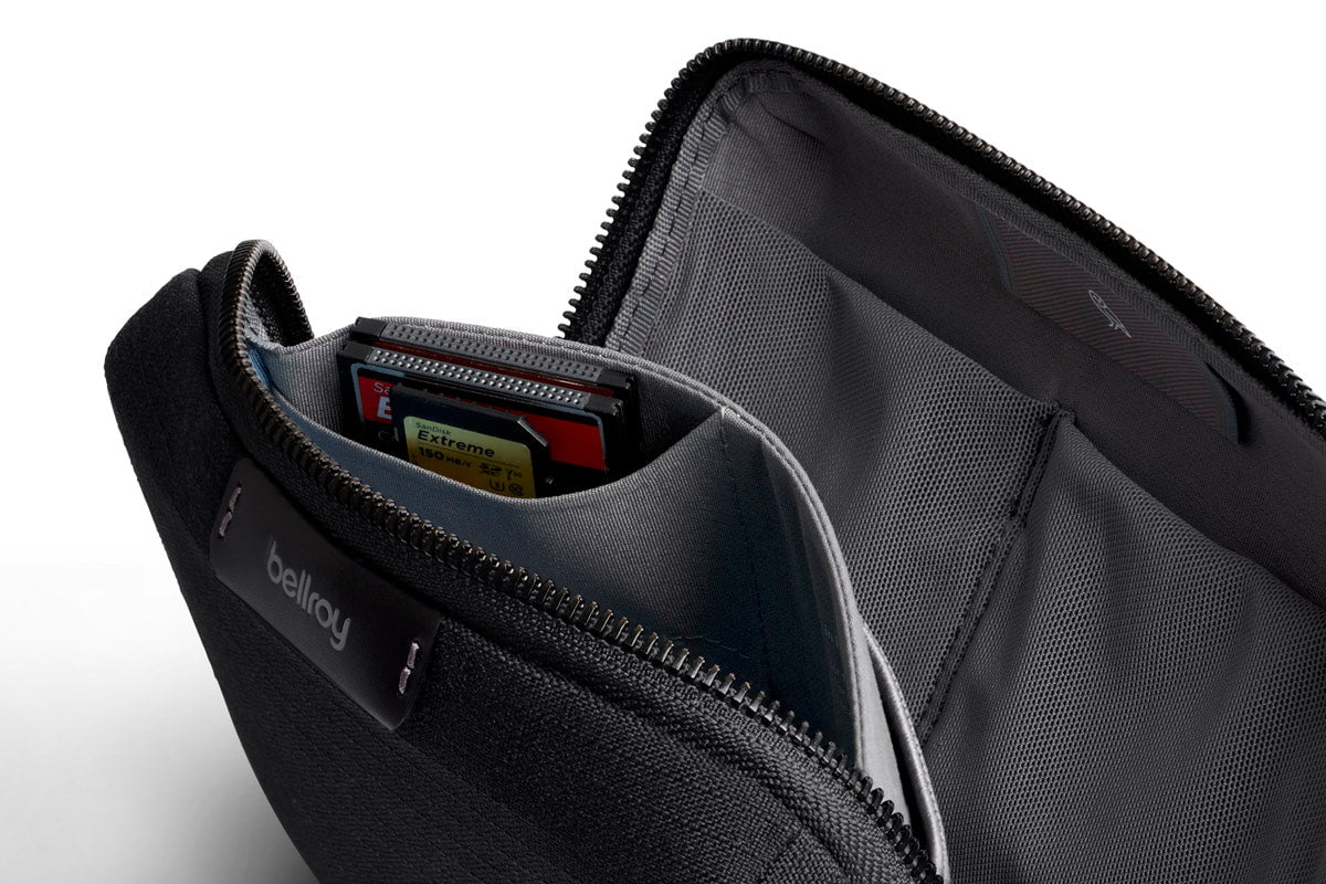 Bellroy Compact Tech Organizer - Slim Travel Cable Pouch for Phones, Chargers & Accessories | Perfect for Business Trips & Daily Commute