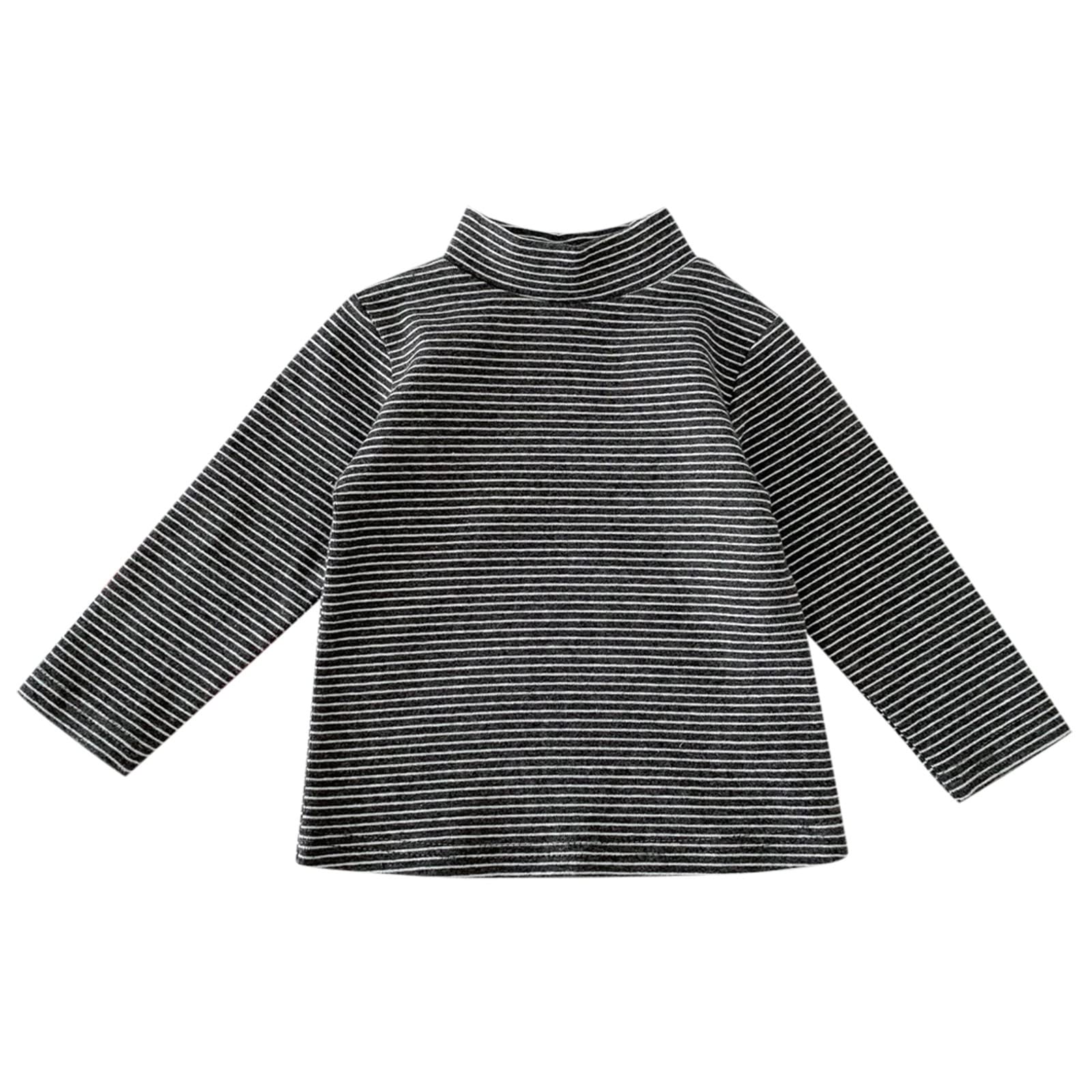 **Boys' Printed T-Shirts for Kids, Toddlers, Infants & Newborns - Striped & Solid Long Sleeve Blouse Tops for Boys & Girls - Perfect for Playtime, School & Family Outings**
