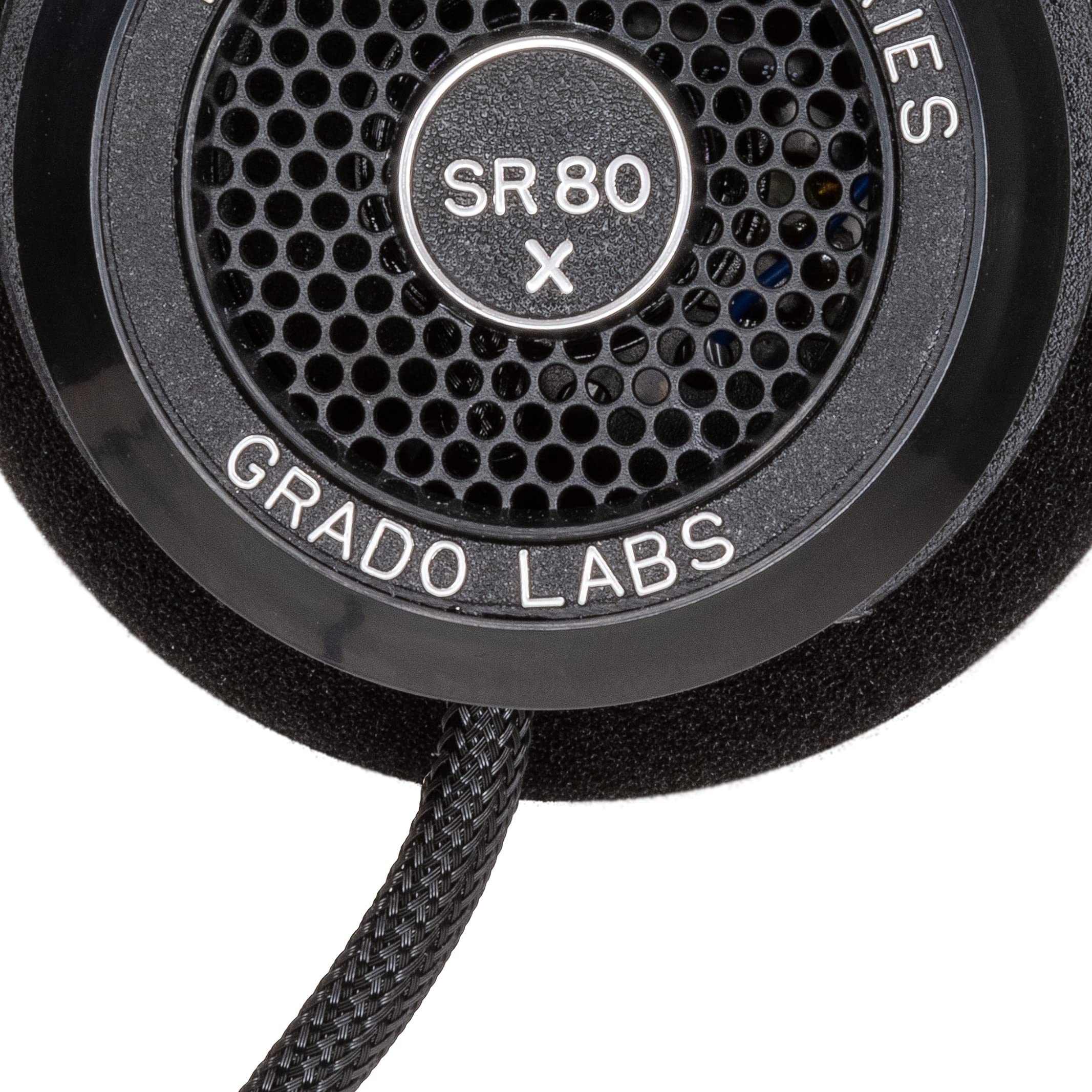 GRADO SR80x Prestige Series Open-Back Wired Headphones - High-Fidelity Stereo Sound for Audiophiles, Home Listening & Studio Monitoring