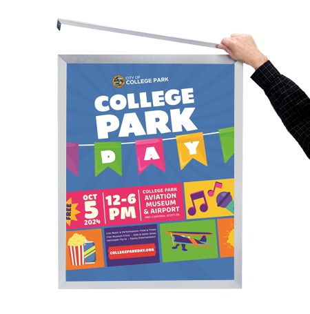 8.5x14 Euro Style Top Load Poster Frame - Clear Sign Holder for Posters, Artwork, and Documents - Perfect for Home, Office, and Gallery Displays