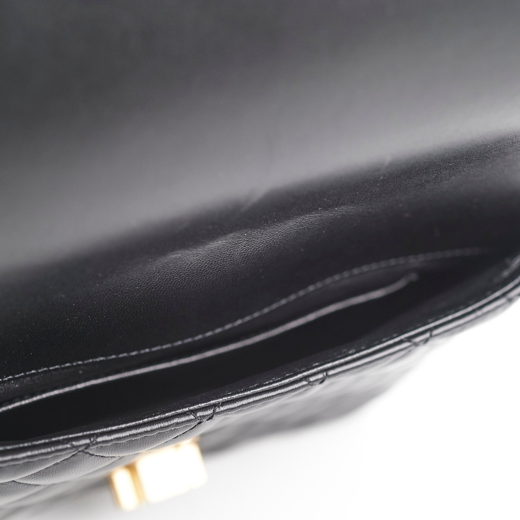 Chanel Mini Flap Bag 19A Black Lambskin Leather Crossbody Purse for Women | Luxury Designer Handbag for Evening Parties & Date Nights