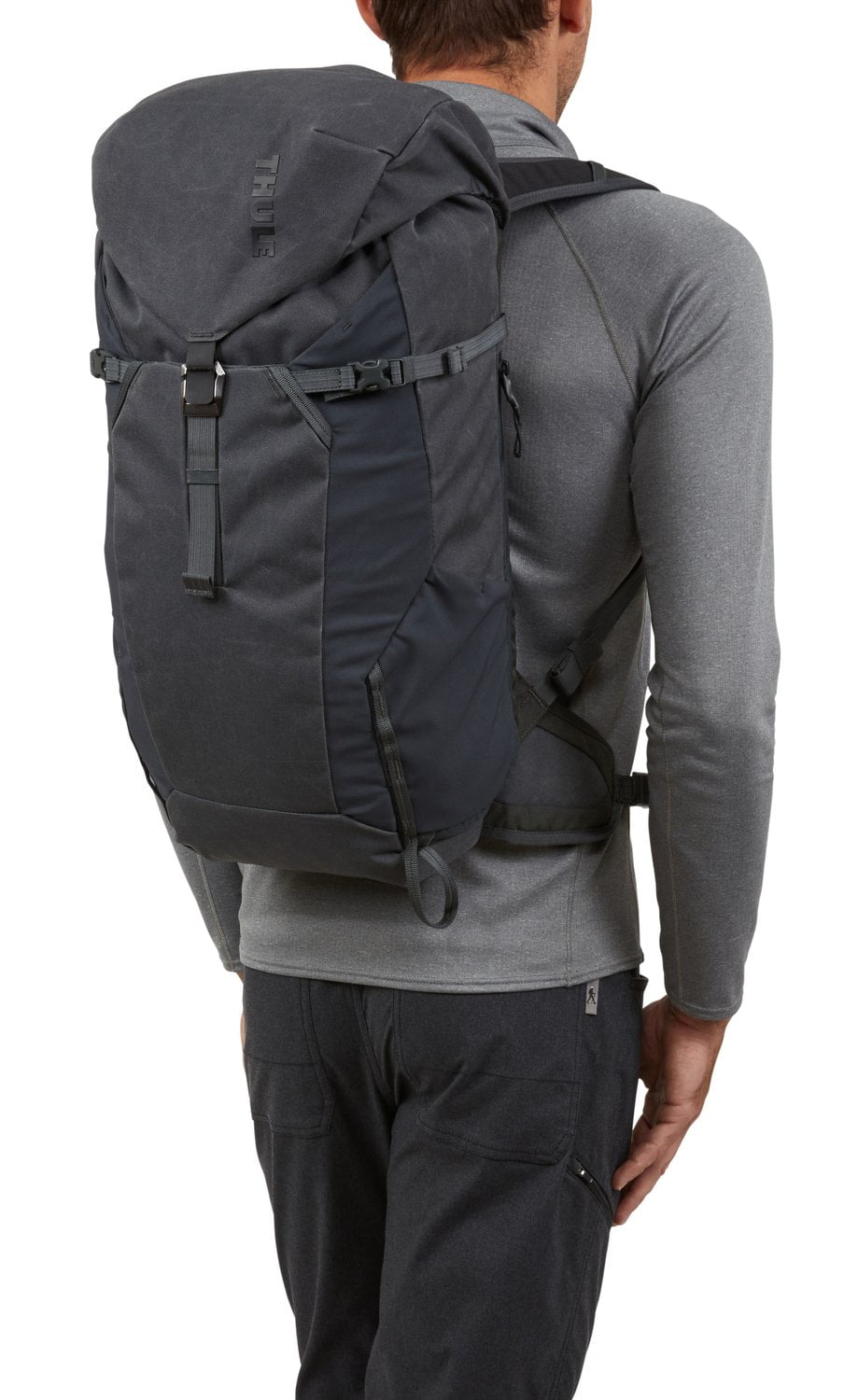 Thule AllTrail X 25L Hiking Backpack - Lightweight & Water-Resistant Daypack for Outdoor Adventures (Obsidian Gray) - Perfect for Hiking, Camping & Travel