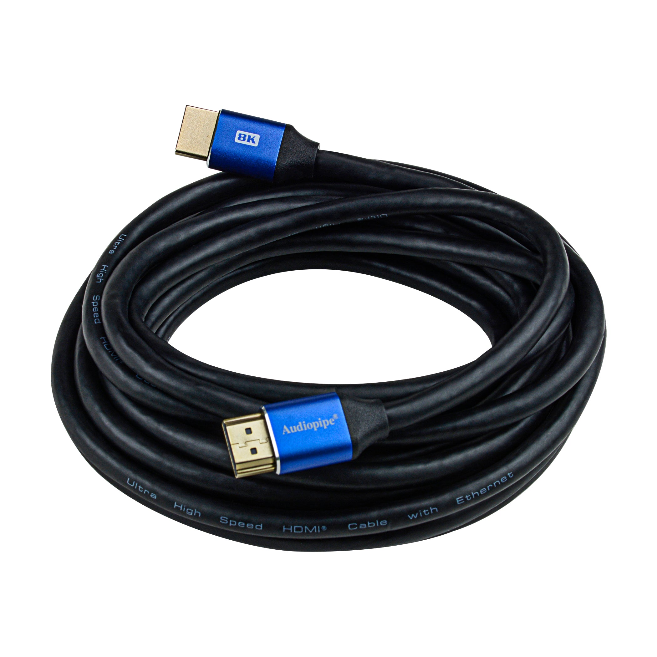 15FT 8K Ultra HD High-Speed HDMI Cable with Ethernet - 48Gbps, 4K@120Hz, HDR, Dolby Vision, 3D, ARC - Compatible with PS5, Xbox, Apple TV, Home Theater & Gaming Setup