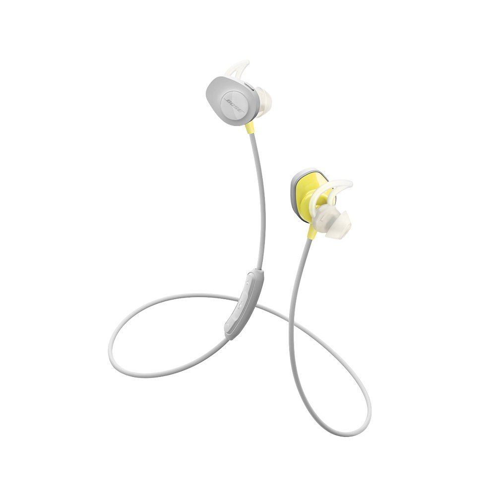 Bose SoundSport Wireless Bluetooth Headphones - Refurbished, Citron Color | Sweatproof & Secure Fit for Running, Gym, Workouts & Outdoor Sports