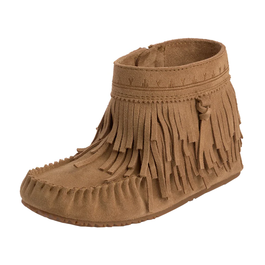 Women's Suede Ankle Boots - Soft Leather Moccasin Style Dancer Boots for Casual Wear, Dancing & Everyday Comfort