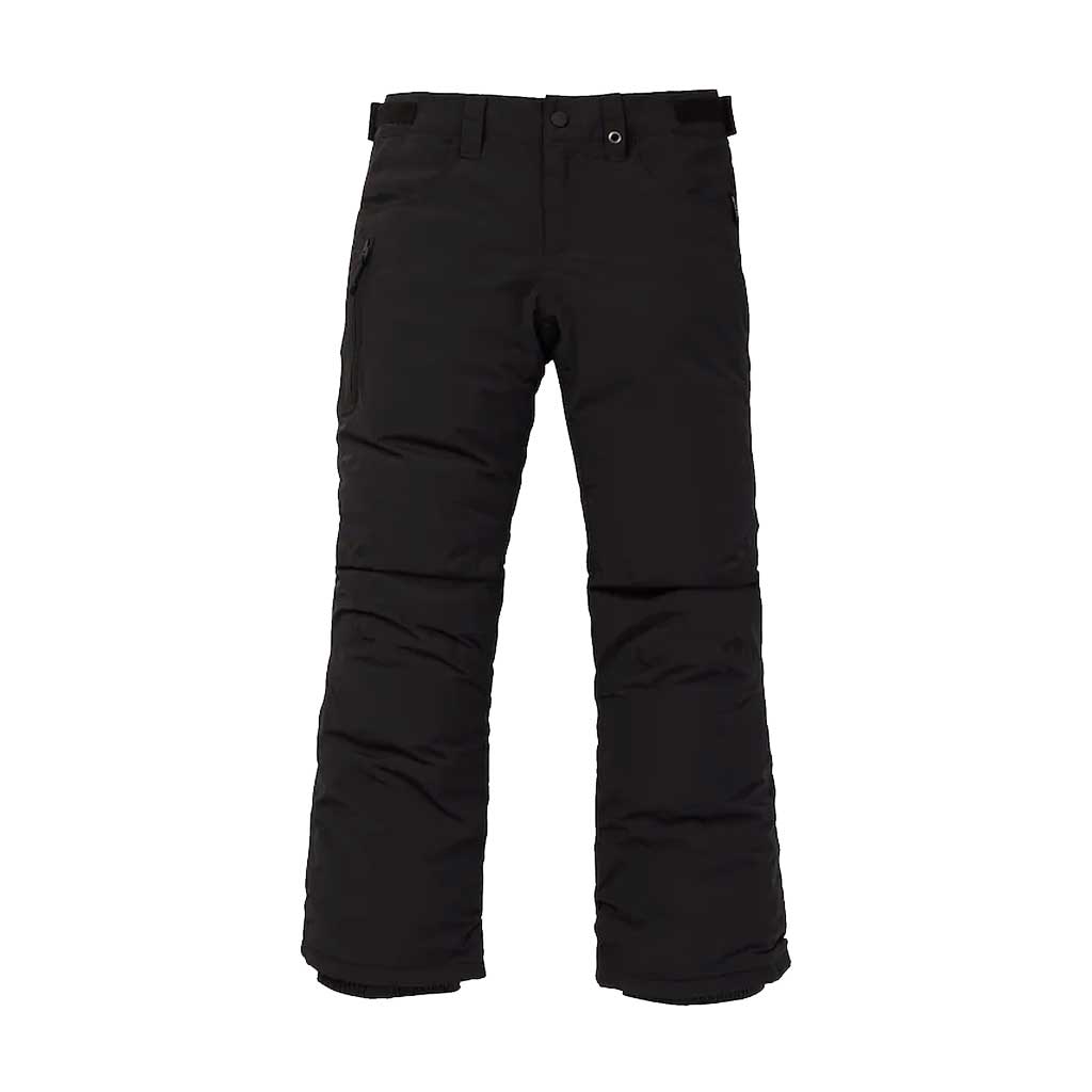 Burton 23/24 Boys' Snowboard Pants - Waterproof Insulated Ski Pants for Kids - True Black - Perfect for Winter Sports & Outdoor Adventures