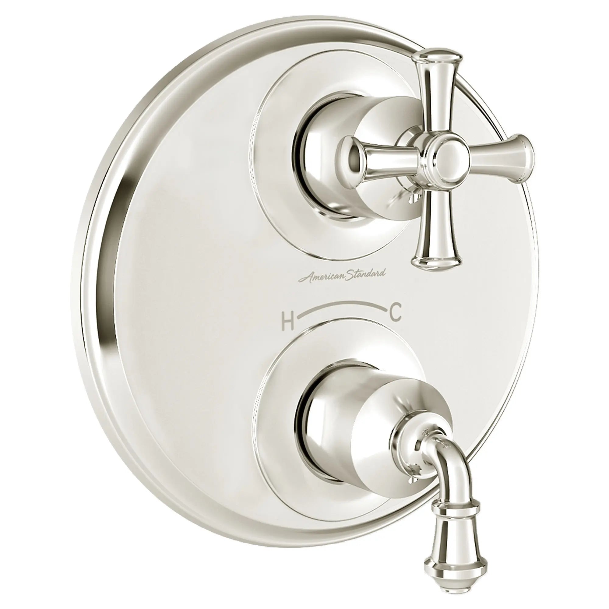 Delancey® 2 Handle Thermostatic Shower Valve Trim Kit - Chrome Finish for Bathroom & Shower Installation - Perfect for Modern Home Renovation