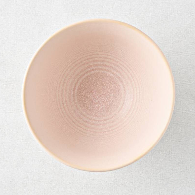 Asumi Minoyaki Bowl - Handmade Japanese Ceramic Rice Bowl (Pink) | Traditional Japanese Dining & Gift Idea for Sushi, Ramen, Tea Ceremony