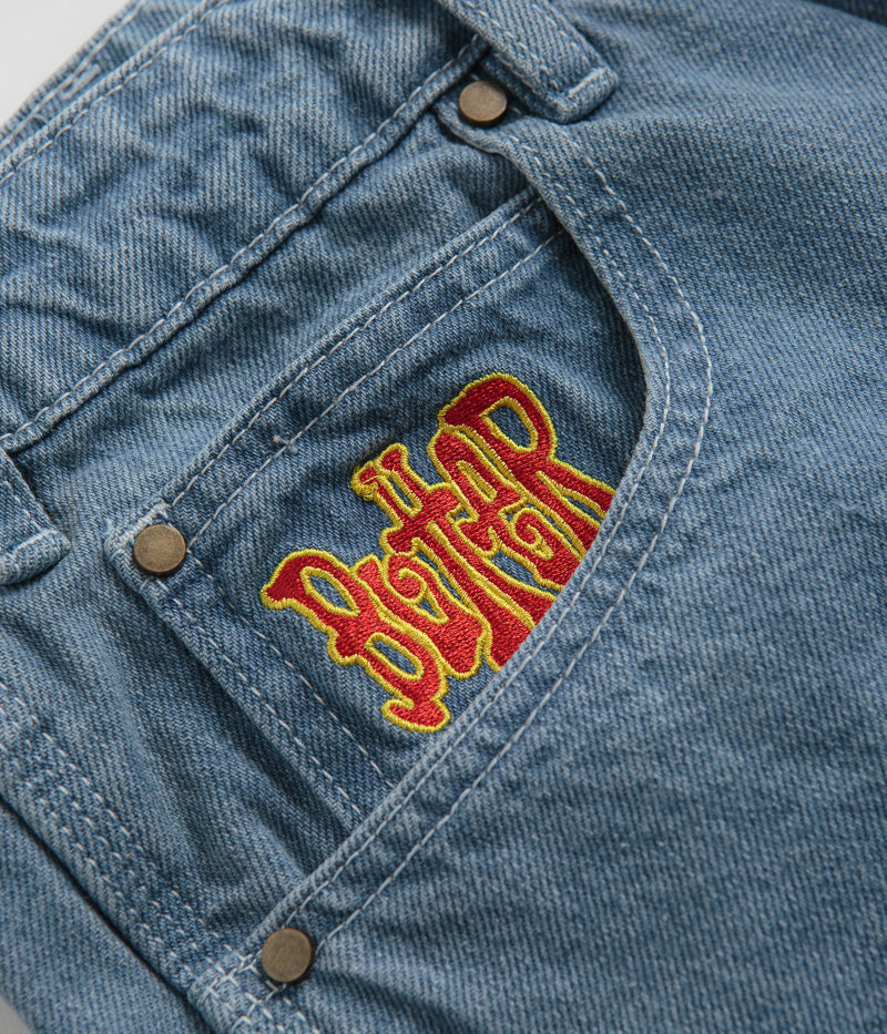 Butter Goods Tour Jeans - Washed Indigo Denim Pants for Men | Comfortable & Stylish Casual Wear for Travel and Everyday Use