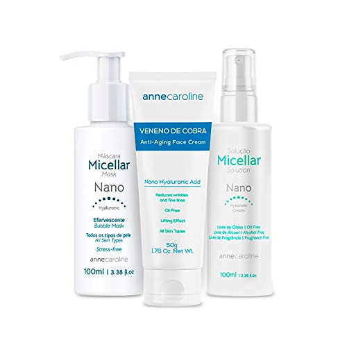 Anne Caroline Micellar Bubble Mask - Anti-Aging Face Cream for Glowing Skin