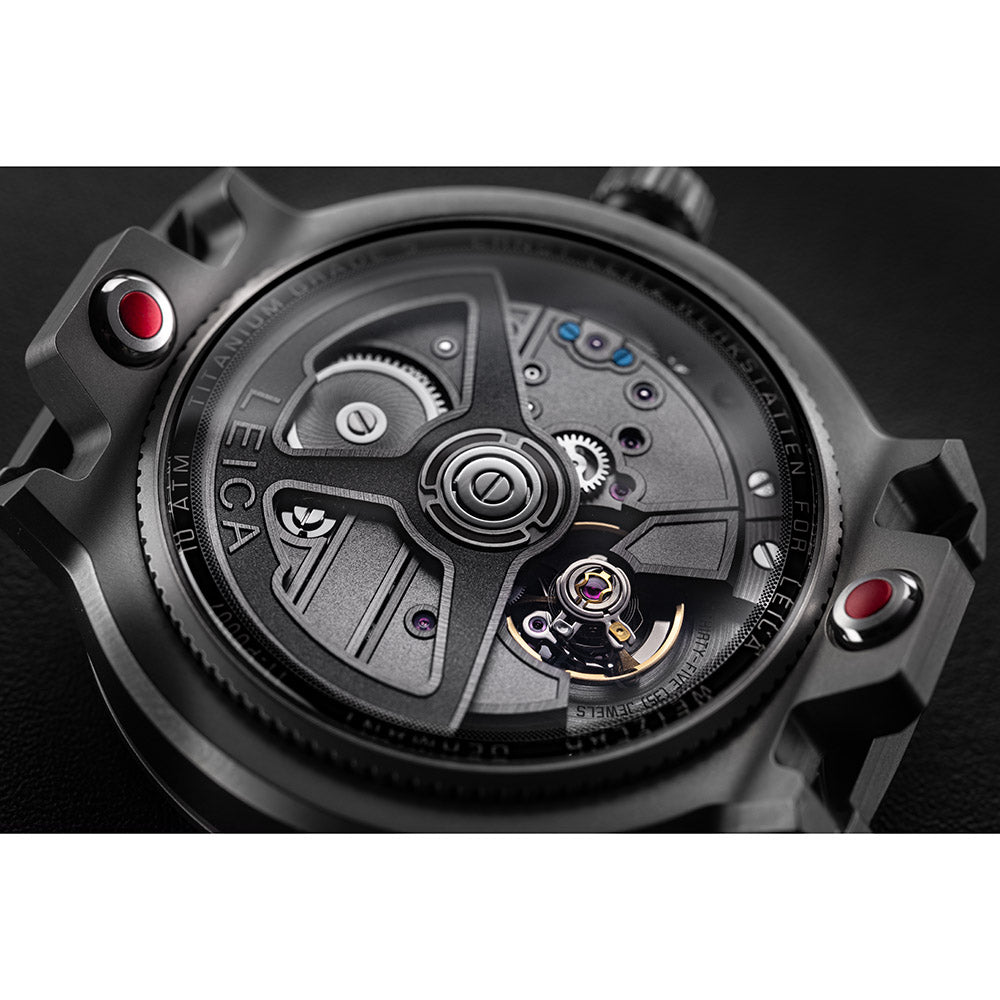 Leica ZM 11 Steel Midnight Blue Watch - Luxury Swiss Automatic Timepiece for Men - Perfect for Business, Formal Events & Collectors