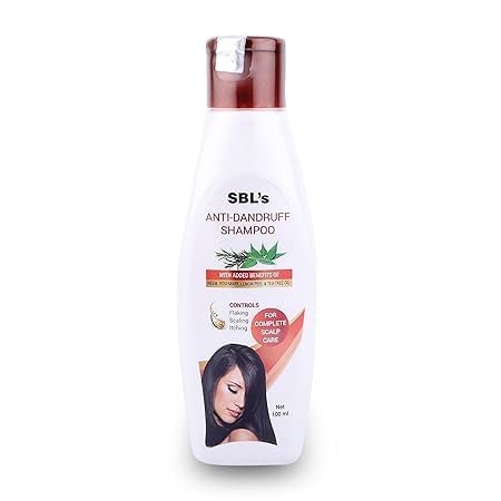 Best Anti Dandruff Shampoo 100ml by SBL - Natural Scalp Care for Flaky & Itchy Hair - ShopHomeo® | Ideal for Daily Use & Sensitive Scalps