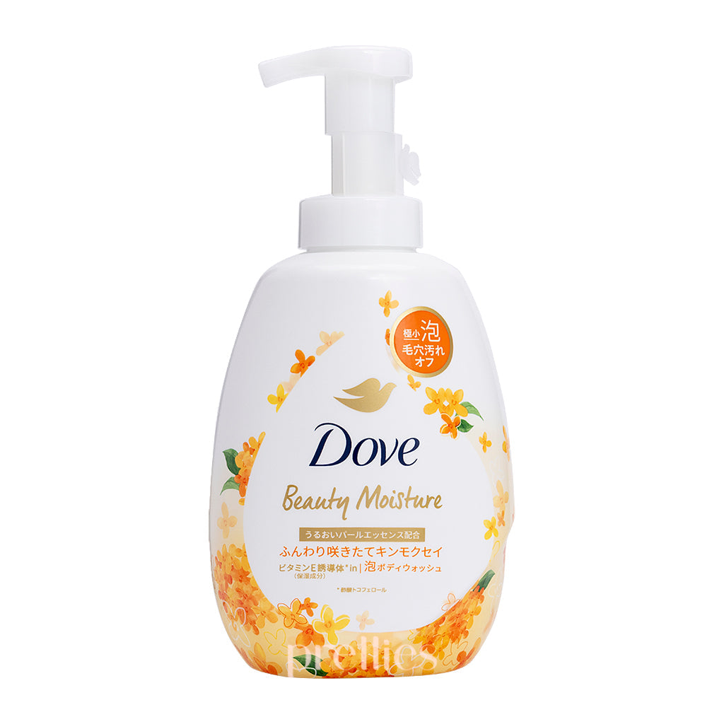 Dove Beauty Moisture Foaming Body Wash - Osmanthus Scented, 19oz (540g) for Soft & Hydrated Skin | Perfect for Daily Shower & Relaxing Bath Time