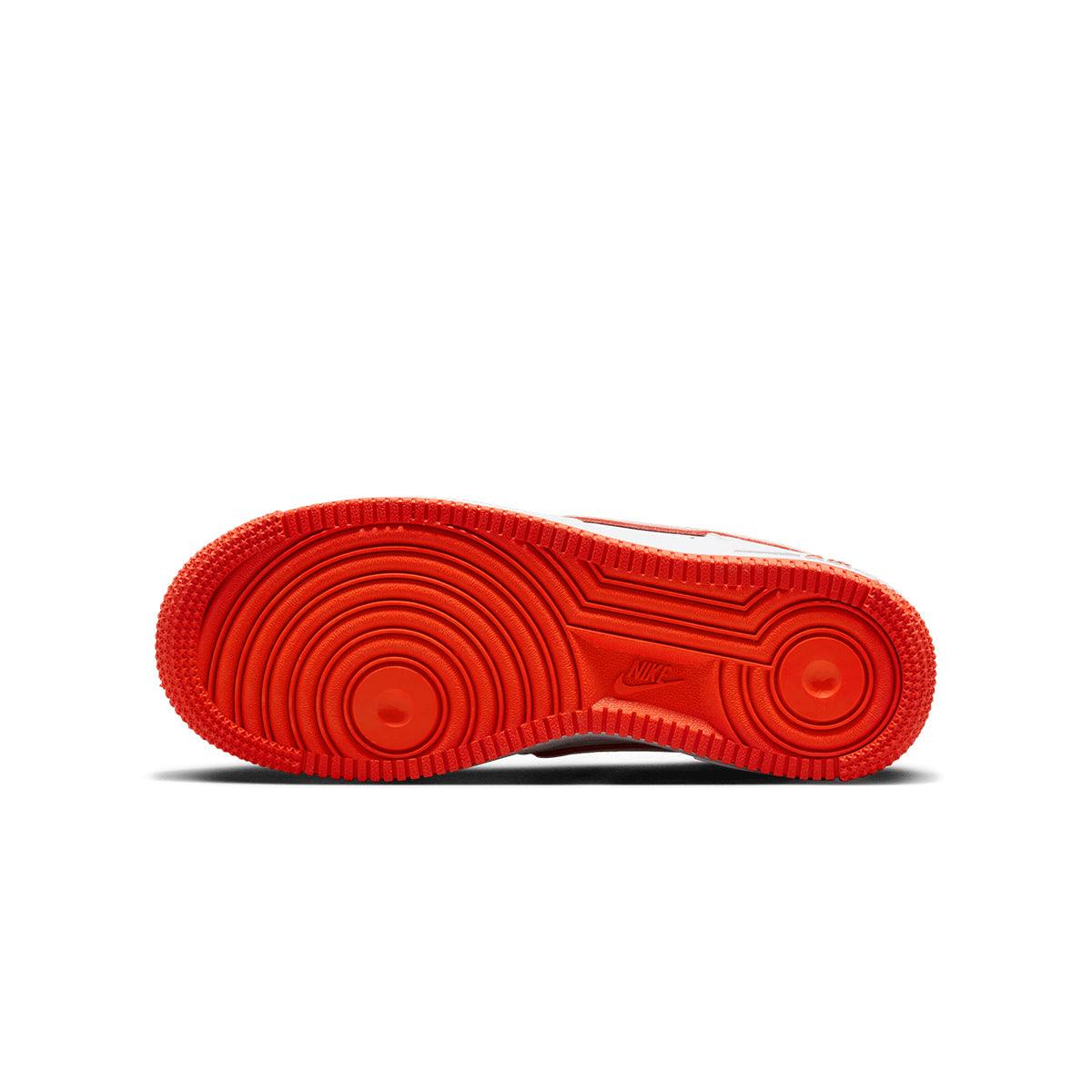 Nike Kids Air Force 1 'White Picante Red' Sneakers - Comfortable Basketball Shoes for Boys & Girls - Perfect for School, Sports & Casual Wear