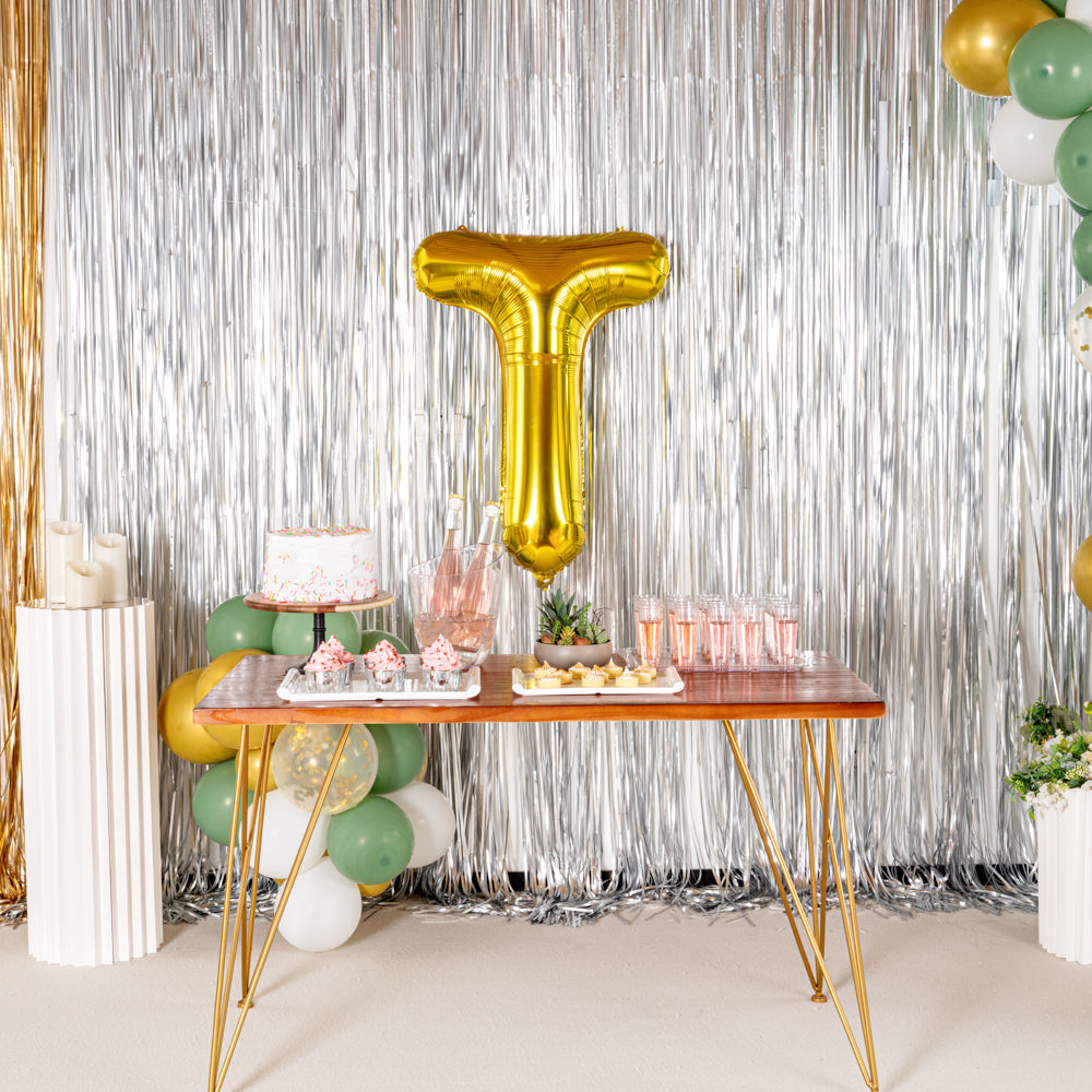Balloonify Gold Mylar Letter T Balloon - 40 Inch Large Foil Alphabet Balloon for Birthday Party Decorations, Wedding, Baby Shower & Graduation Celebrations - 1 Count Box