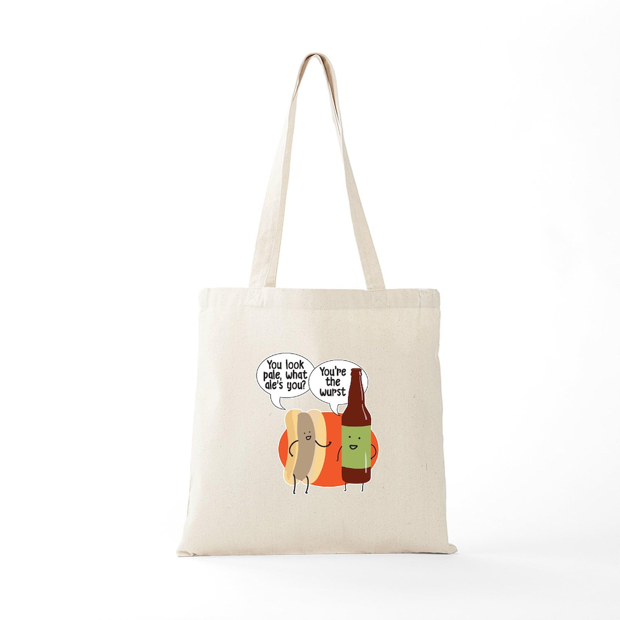 Premium Ale Bratwurst Canvas Tote Bag - Eco-Friendly Reusable Shopping Bag for Groceries, Beach & Daily Use | Durable Natural Cotton Carryall