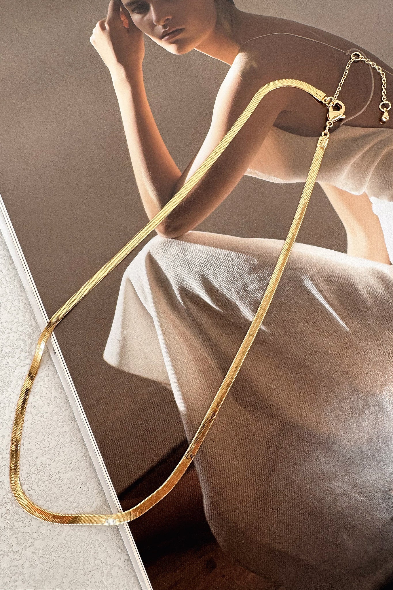18K Gold Plated Imelda Snake Chain Bracelet for Women - Elegant Fashion Jewelry Gift for Birthday, Anniversary & Special Occasions