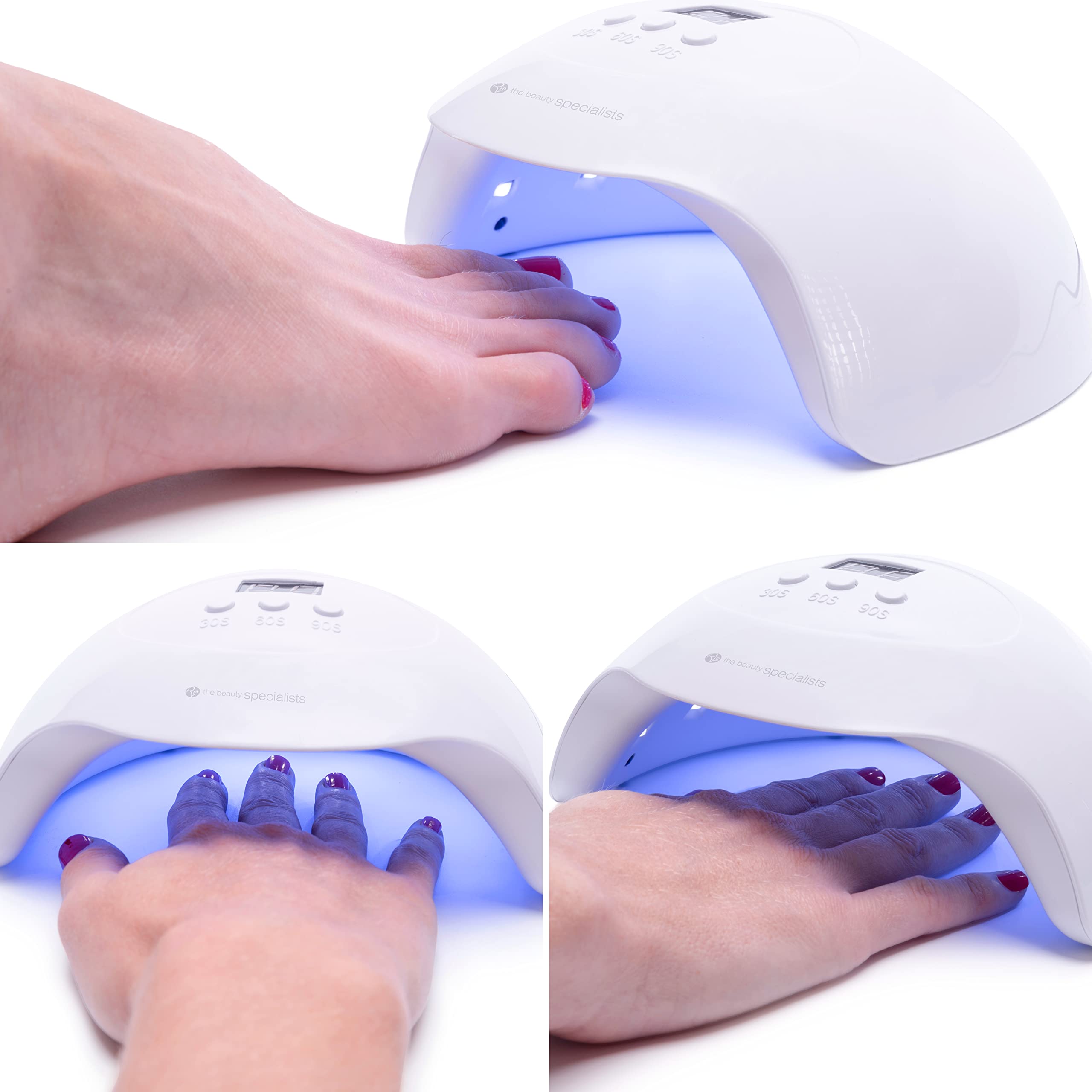 Professional 36W UV LED Nail Dryer & Curing Lamp with Auto Timer - Fast Drying for Gel Polish, Acrylic Nails - Perfect for Home Salon & Nail Art Enthusiasts