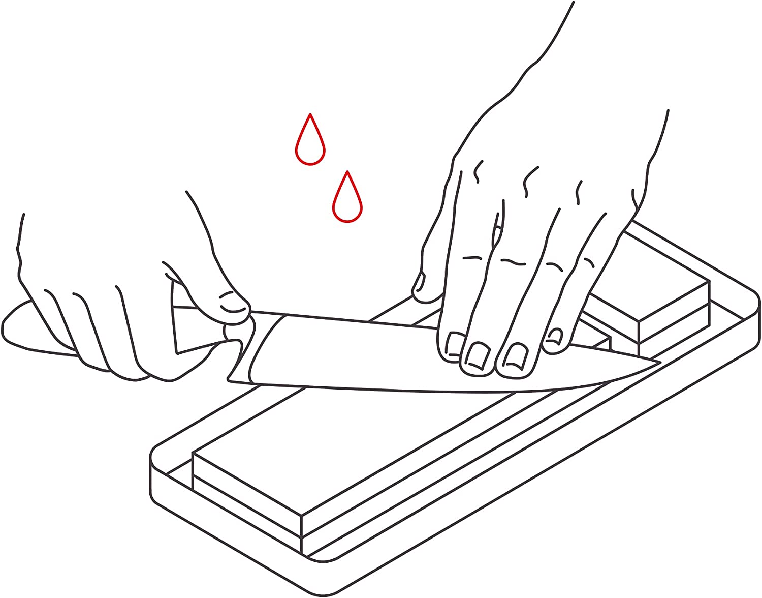 Wusthof Edge Care Whetstone 1000/3000 Grit Dual-Sided Sharpening Stone for Kitchen Knives - Perfect for Home Chefs and Professional Cooks