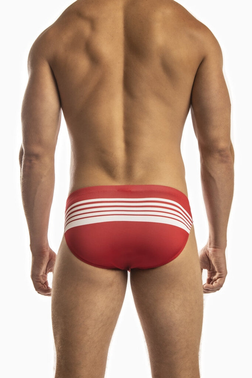 Jack Adams Sport Stripes Low Rise 1 Swimsuit - Women's Sexy Athletic Bikini for Swimming, Beach & Pool Workout | Quick-Dry Comfort Fit for Surfing, Yoga & Summer Vacations