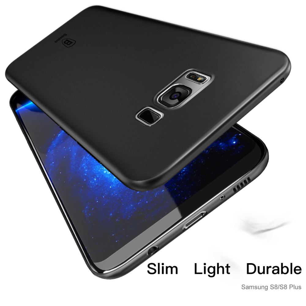 Baseus Wing Case for Samsung Galaxy S8 Plus - Slim Protective Phone Cover with Shock Absorption | Perfect for Everyday Use, Travel & Outdoor Activities