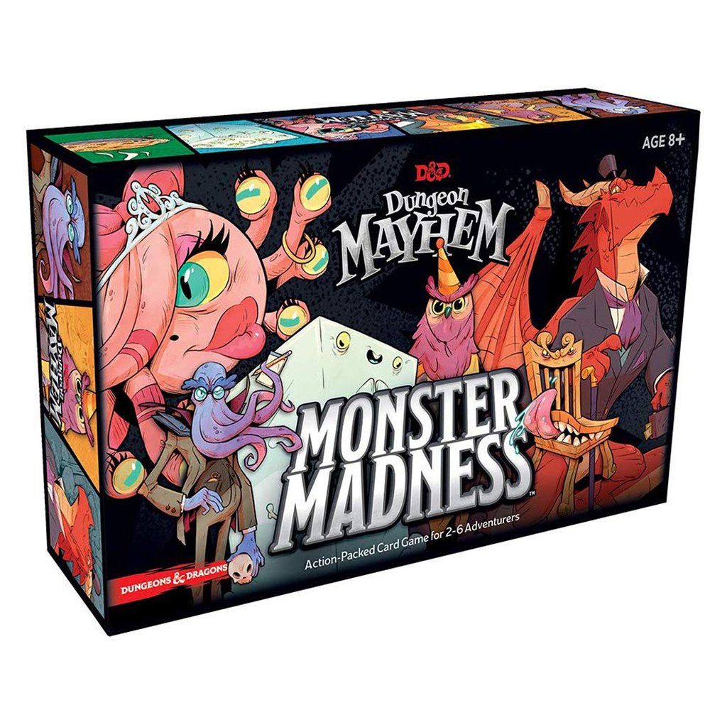 Dungeon Mayhem: Monster Madness Card Game - Fun D&D Party Game for Adults & Teens | Perfect for Game Nights, RPG Sessions & Fantasy Gatherings