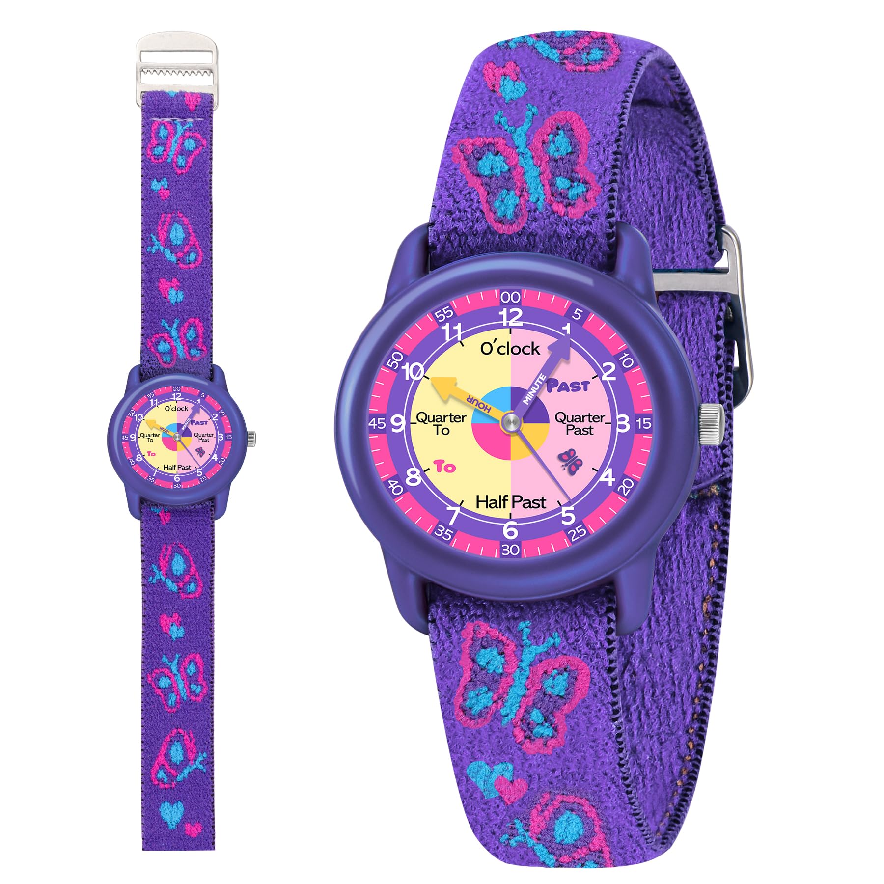 Waterproof Kids Watch with Elastic Strap - Ages 3-12 for School & Play