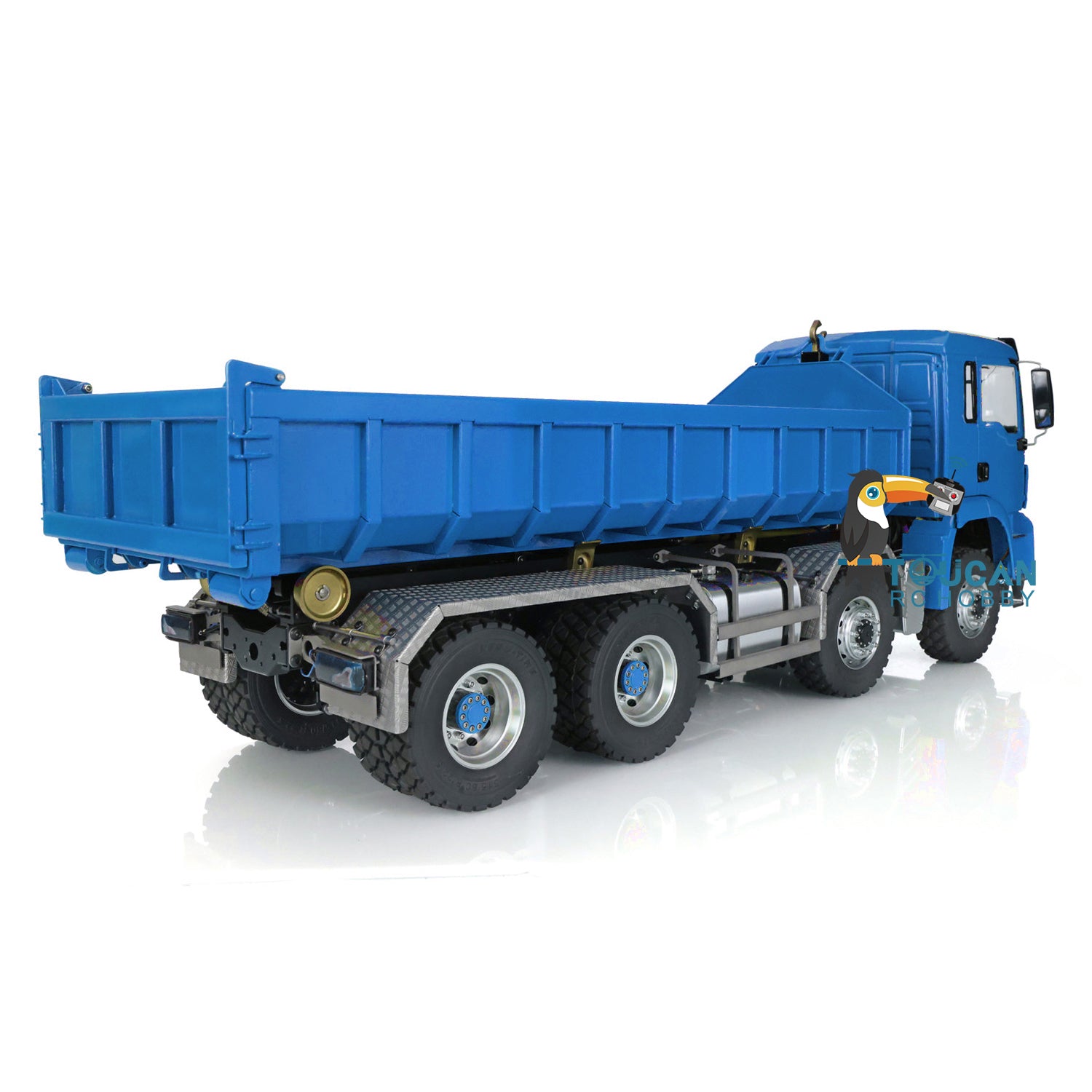 1/14 Scale LESU Hydraulic RC Dump Truck - 8x8 Metal Construction, Ready-to-Run (RTR) Remote Control Construction Vehicle for Kids & Adults - Perfect for Construction Site Play, Off-Road Adventures & RC Hobby Enthusiasts