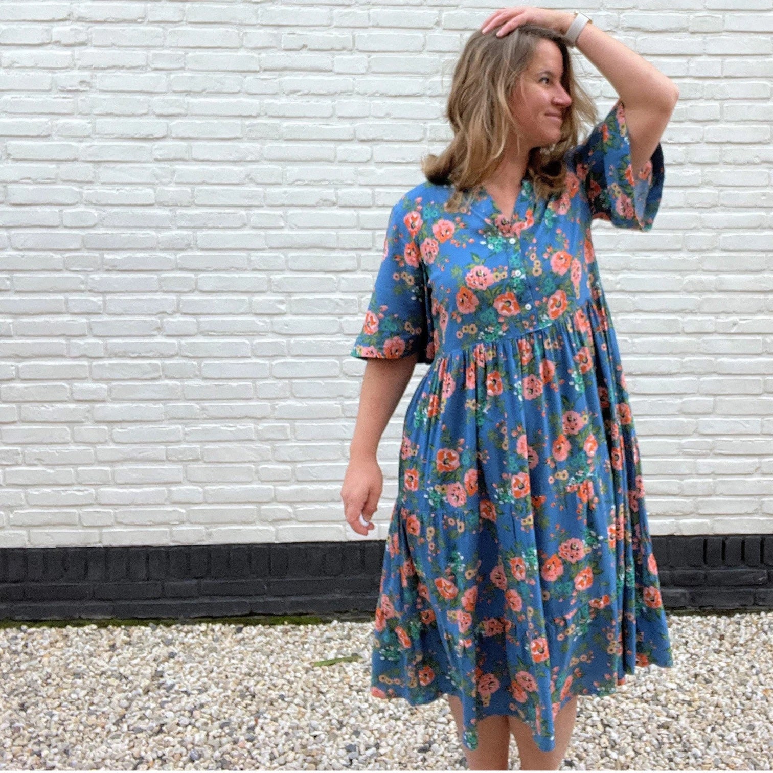 Wardrobe By Me Freedom Dress - Stylish & Comfortable Women's Dress for Casual Wear, Office, and Special Occasions