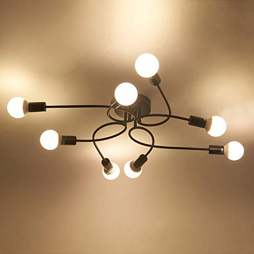 Modern Semi Flush Mount Ceiling Light Fixture - 32