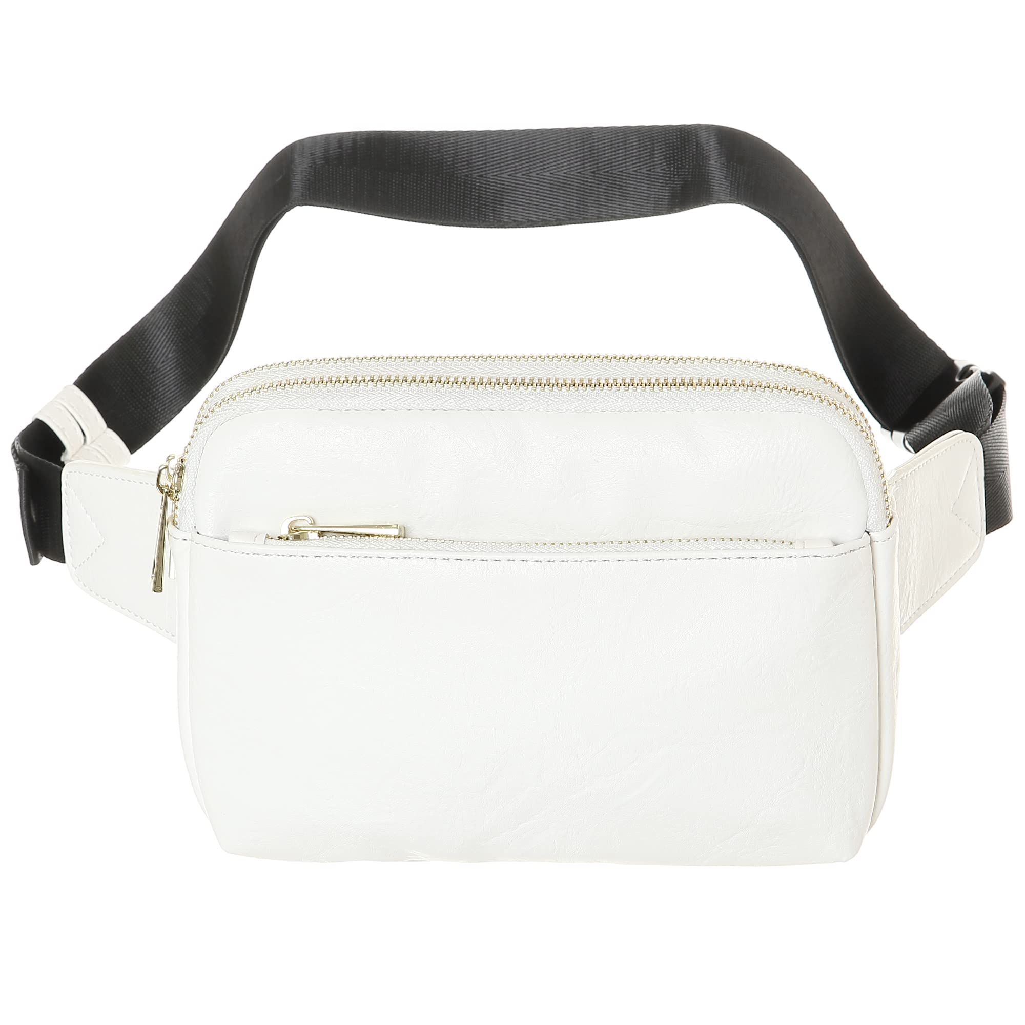 Stylish Leather Crossbody Fanny Pack for Women - Fashionable Sling Bag, Mini Belt Purse for Travel, Hiking, Running & Sports | Perfect for Everyday Use, Gym & Outdoor Adventures