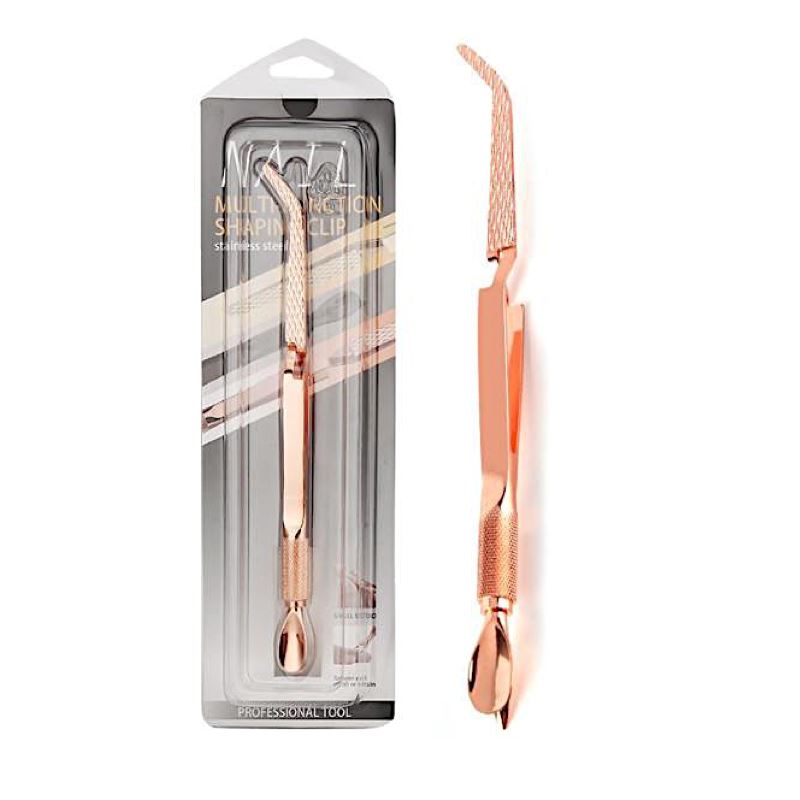 Professional Stainless Steel Nail Tweezers - Multi-Function Ingrown Toenail & Hangnail Remover Kit for Manicure Pedicure - Perfect for Home Salon, Nail Care & DIY Beauty Treatments