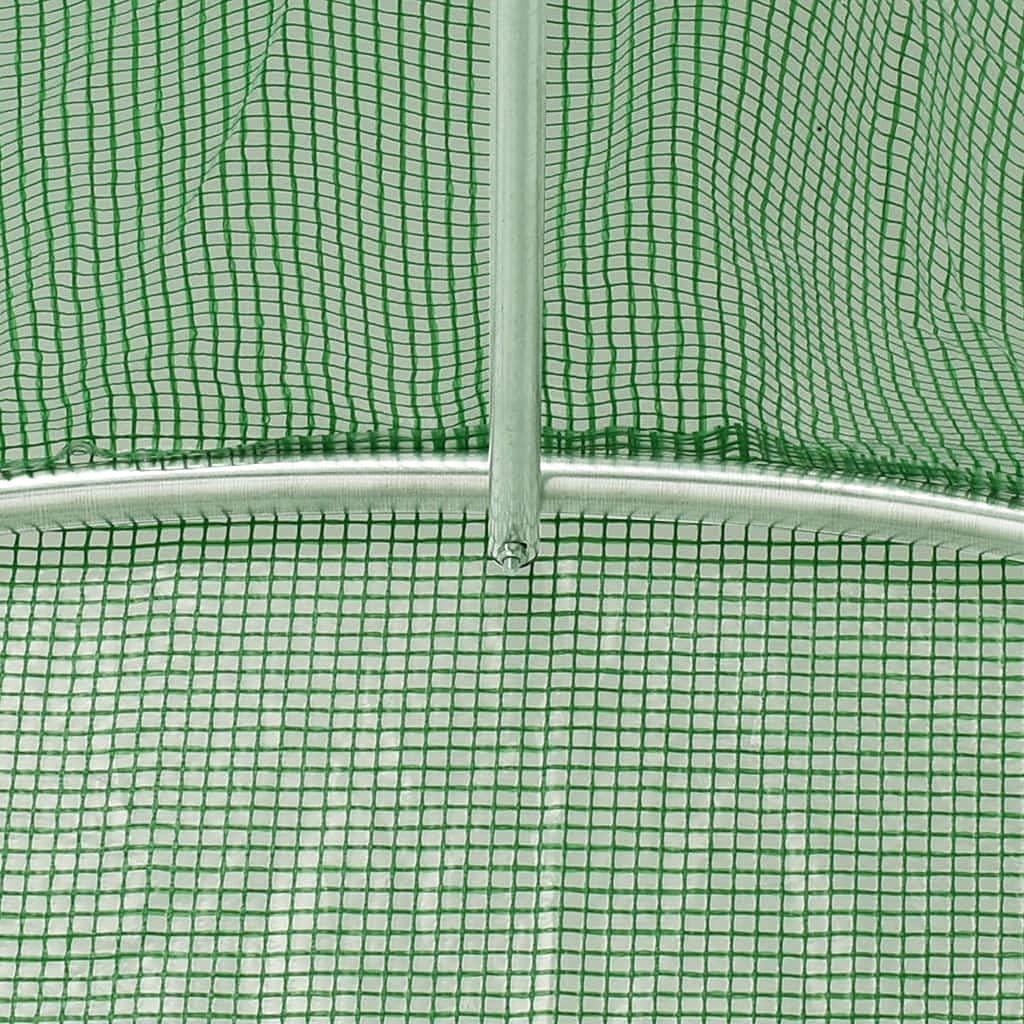 Premium Walk-in Greenhouse Tent for Outdoor Gardening - 86.1 ft² (6.6'x13.1'x6.6') with Roll-Up Entry Doors & Side Windows - Ideal for Plant Protection, Seed Starting & Year-Round Gardening - Fast Priority Delivery