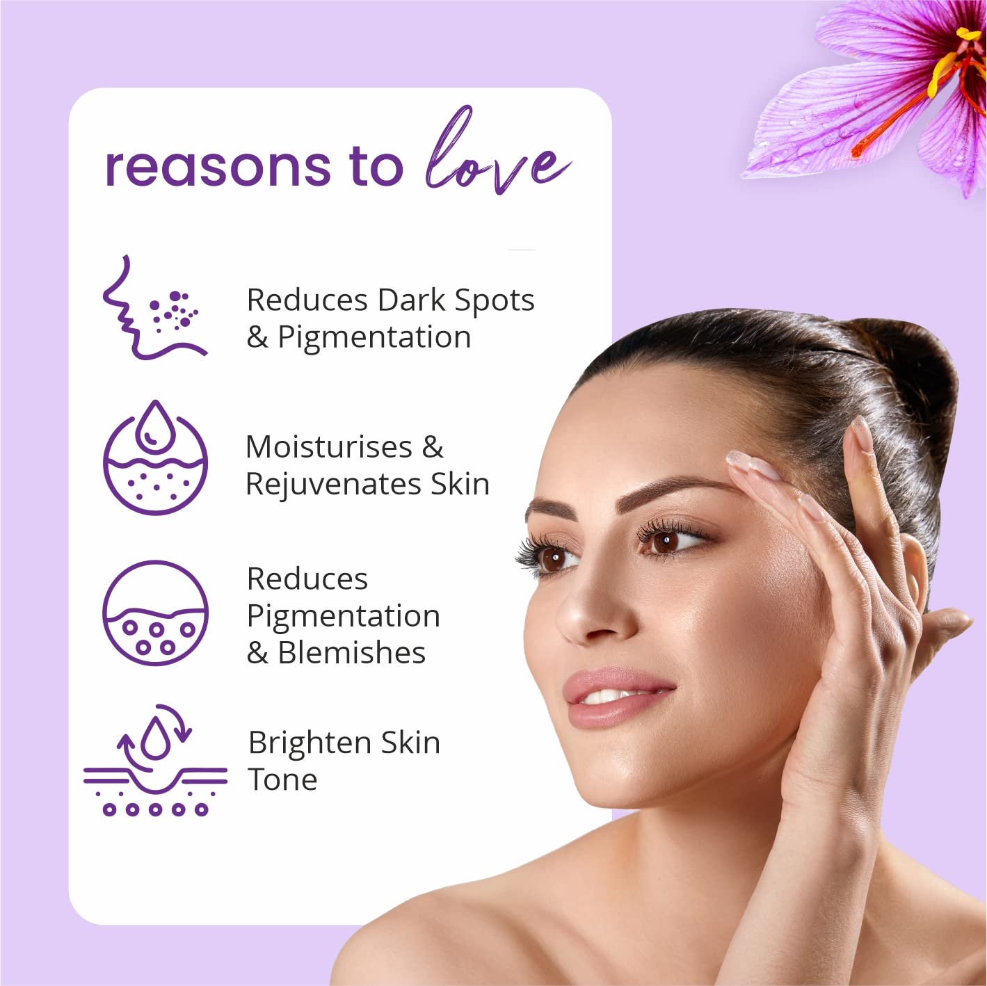 Globus Naturals Ayurvedic Kumkumadi Skin Lightening Face Serum with Walnut & Lotus Extract - Chemical Free, Cruelty Free, Vegan, All Skin Types - 50ml | Brighten Dull Skin, Reduce Dark Spots & Even Skin Tone for Daily Glow