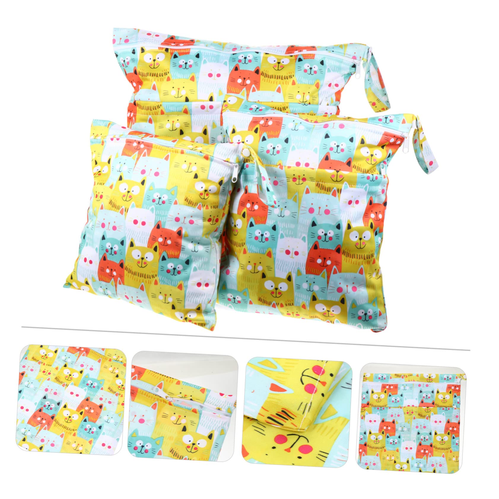 HAPINARY Printed Diaper Bag - Large Waterproof Baby Nappy Organizer with Multiple Pockets for Diapers, Wipes & Essentials | Perfect for Travel, Daycare & On-the-Go Parents