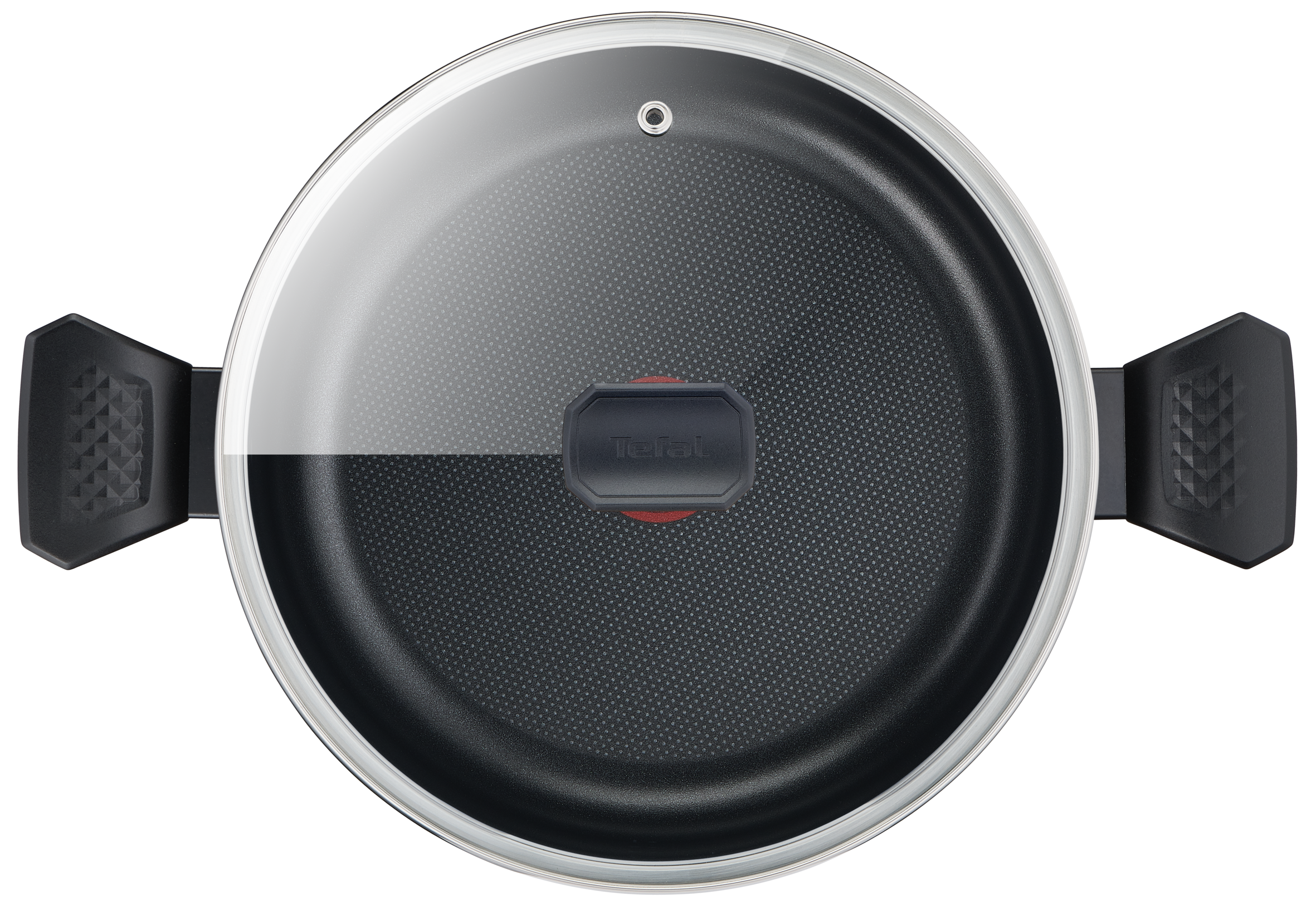 Tefal Simply Clean Non Stick Stewpot 24cm/4.5L - Premium Stainless Steel Cooking Pot with Lid for Soups, Stews & Pasta - Perfect for Gas, Electric & Induction Stovetops - Easy Clean & Durable Kitchen Essential