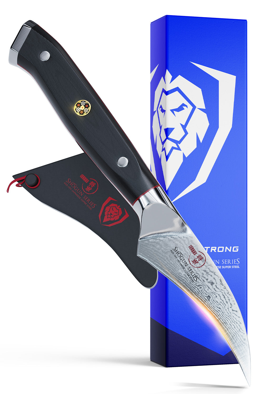 Premium Dalstrong Shogun Series ELITE Bird's Beak Peeling & Paring Knife - 3 Inch Ultra Sharp Japanese Steel Blade for Professional Chefs & Home Cooking - Perfect for Peeling Fruits, Vegetables & Precision Cutting