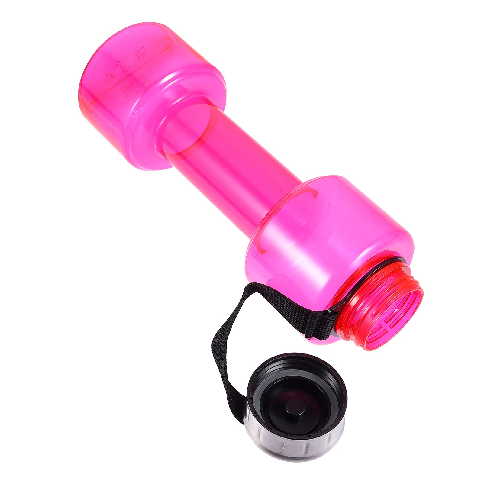**Cabilock 1pc Dumbbell-Shaped Water Bottle - Leak-Proof Plastic Sports Bottle for Gym, Cycling, Baseball & Travel - Reusable Athletic Water Jug for Fitness & Outdoor Activities**