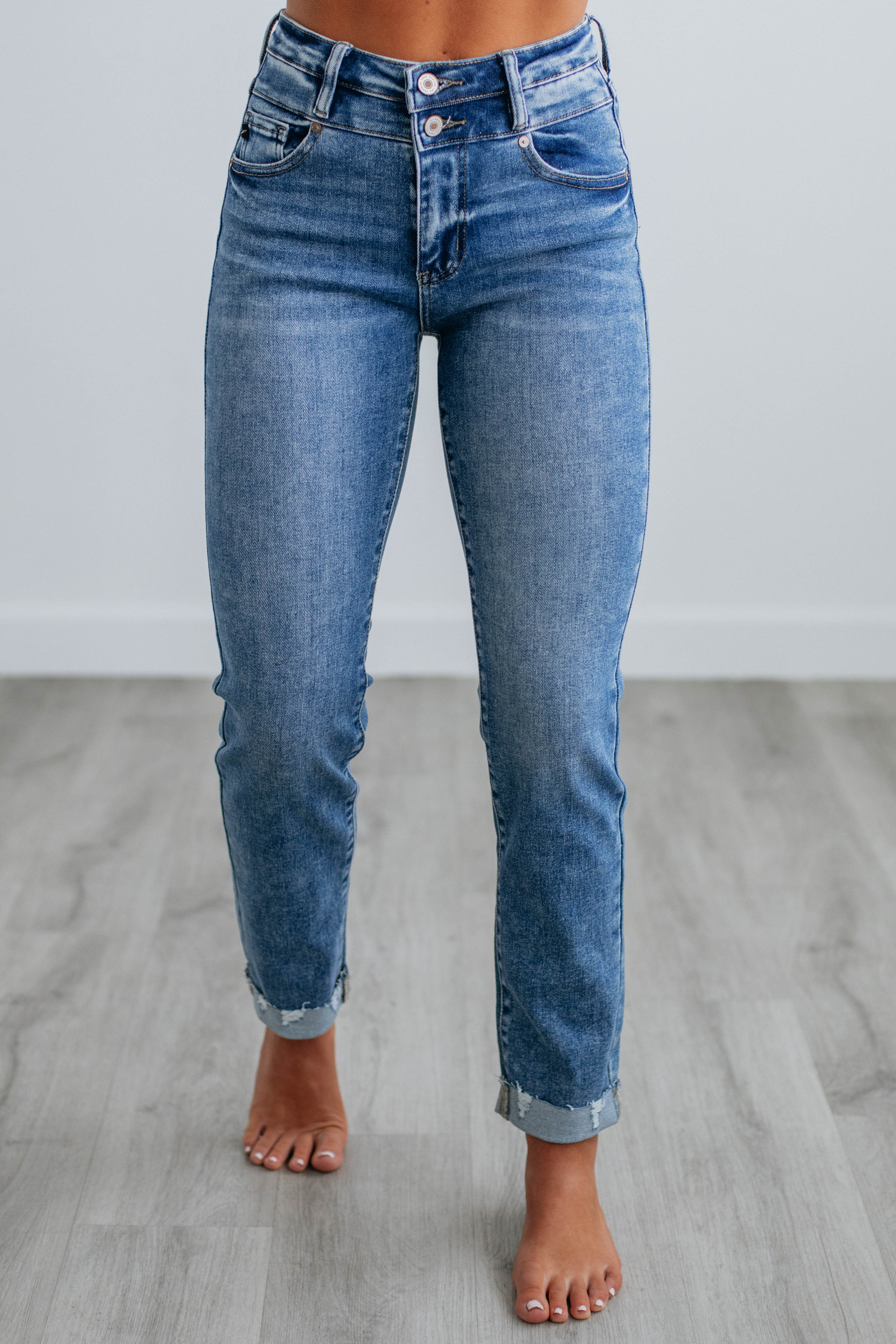 Carlin KanCan Jeans for Women - Medium Wash Denim Skinny Jeans - Perfect for Casual Wear & Night Out